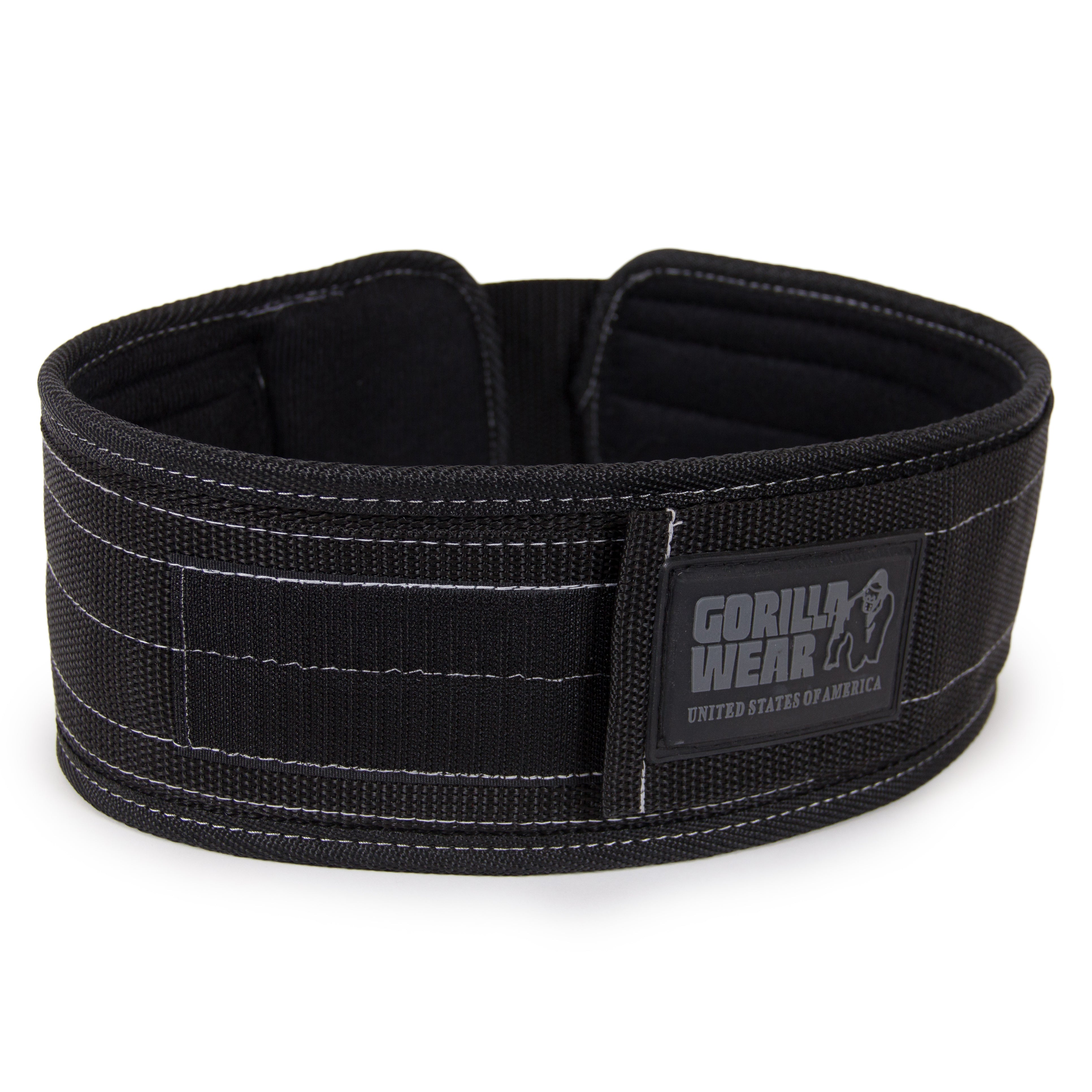 Gorilla Wear 4 Inch Nylon Belt, black/grey Gorilla Wear