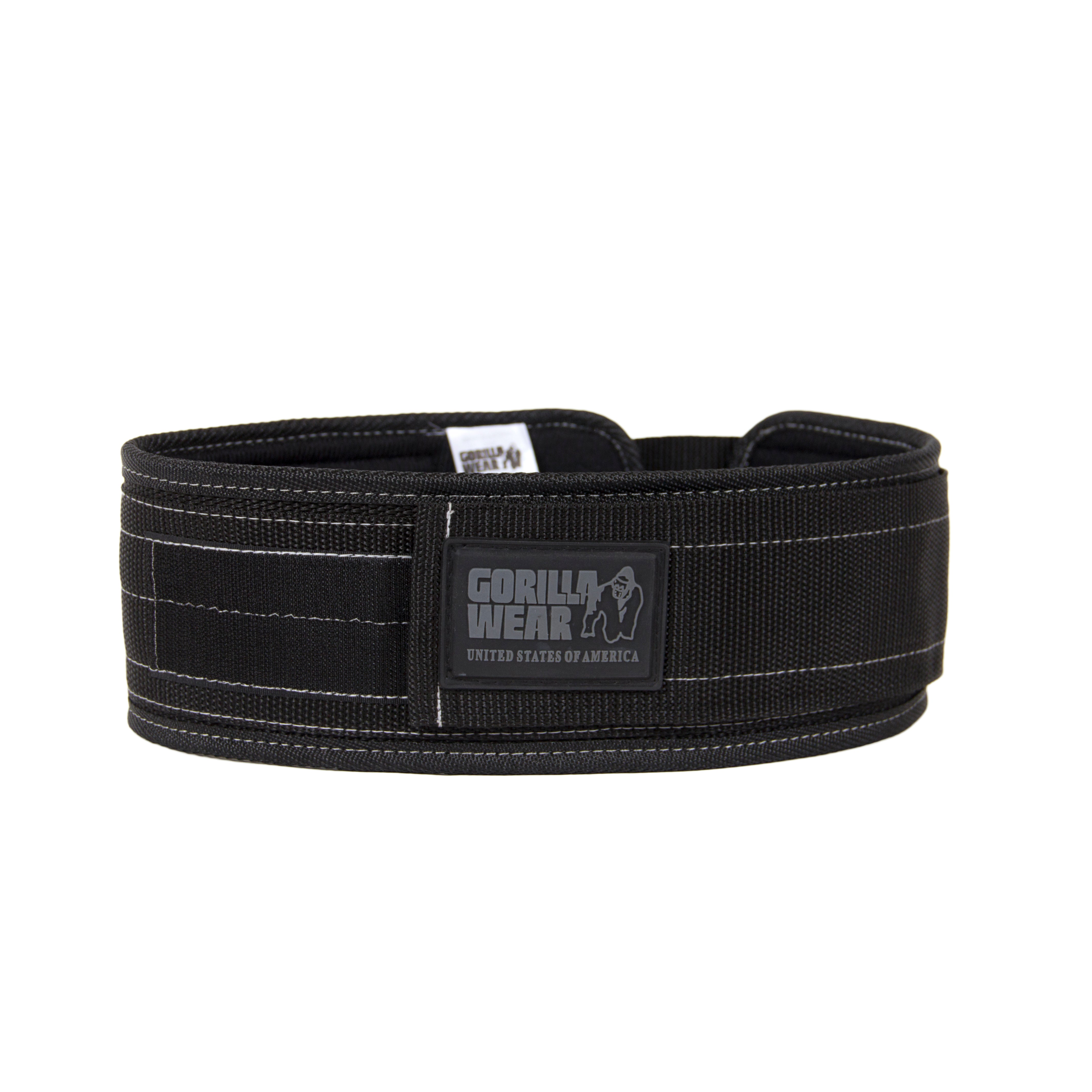 Gorilla Wear 4 Inch Nylon Belt, black/grey Gorilla Wear