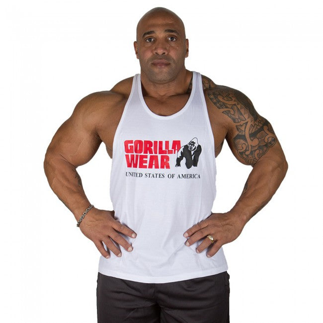 Gorilla Wear Classic Tank Top, white Gorilla Wear