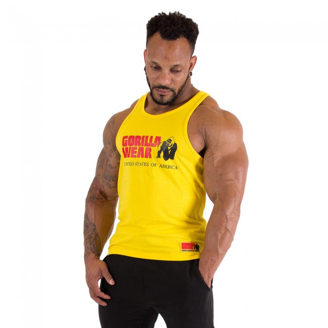 Gorilla Wear Classic Tank Top, yellow Gorilla Wear