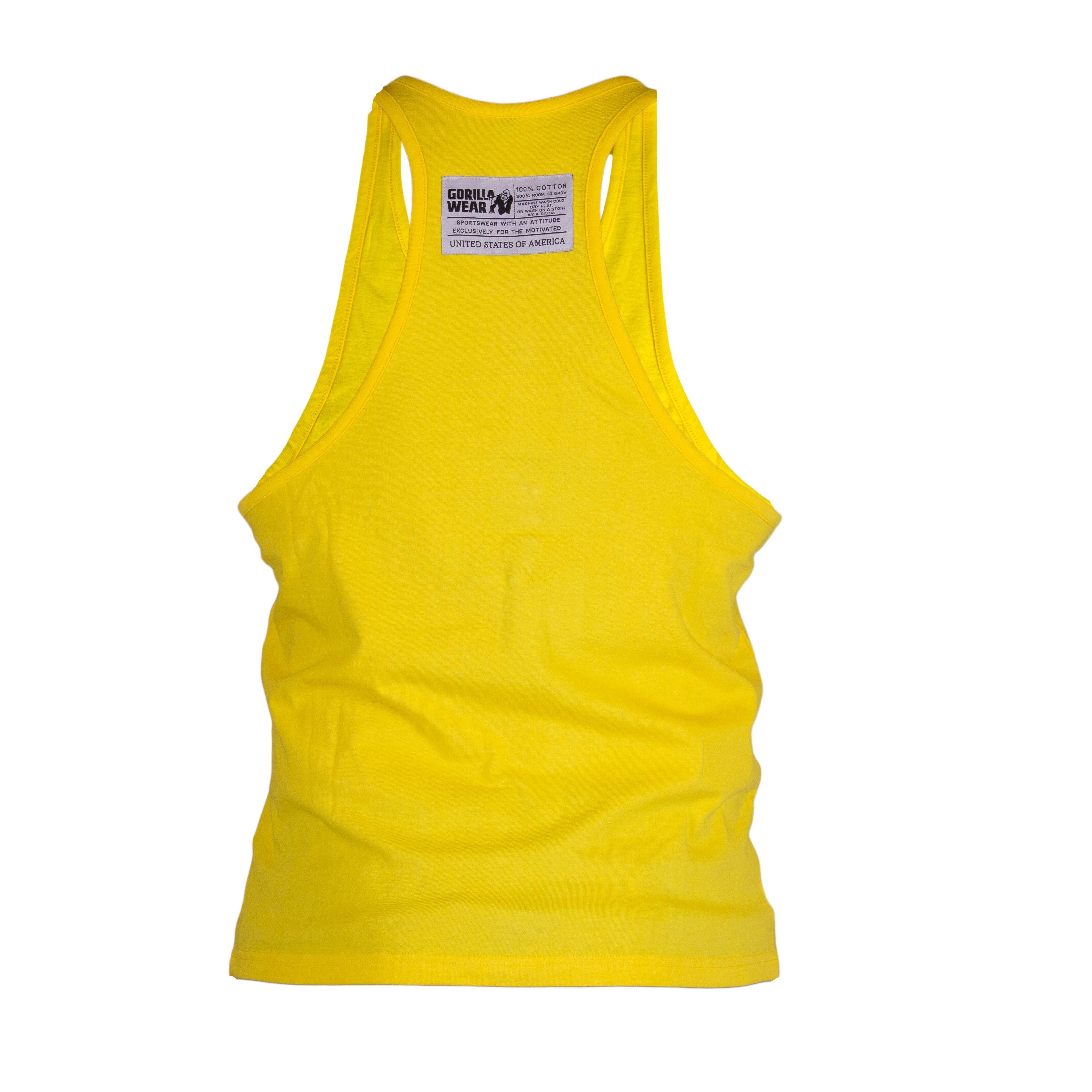 Gorilla Wear Classic Tank Top, yellow Gorilla Wear