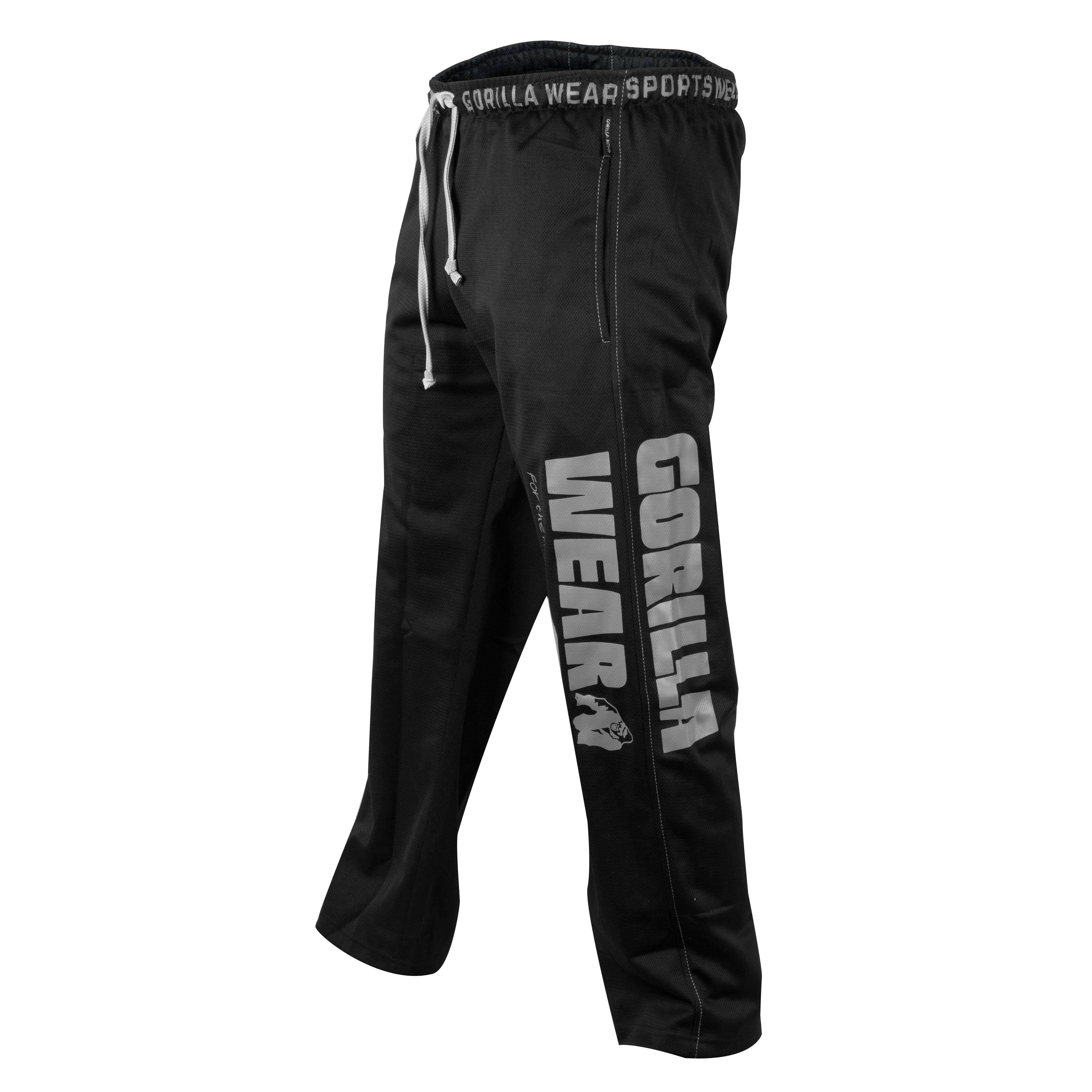 Gorilla Wear Logo Mesh Pants, black Gorilla Wear