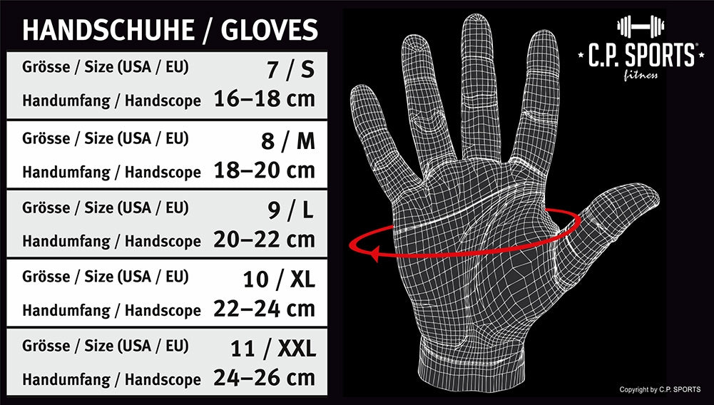 C.P. Sports Maxi Grip Glove, black C.P. Sports