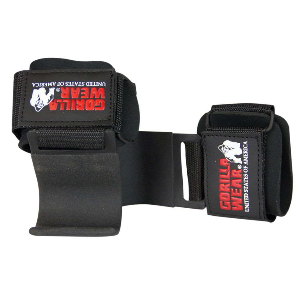 Gorilla Wear Weight Lifting Hooks, black Gorilla Wear
