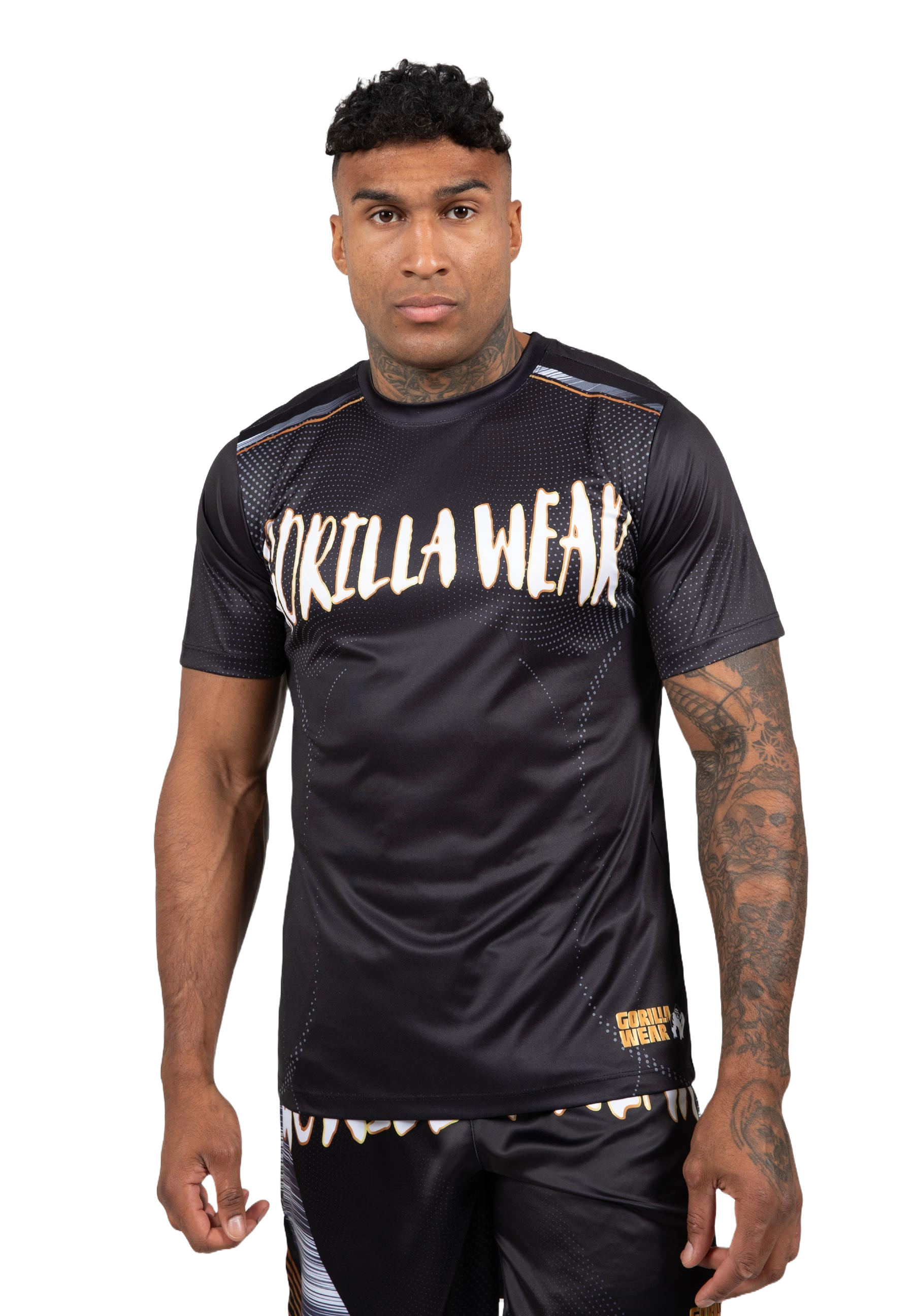 Gorilla Wear Clayton T-Shirt, black/gold Gorilla Wear