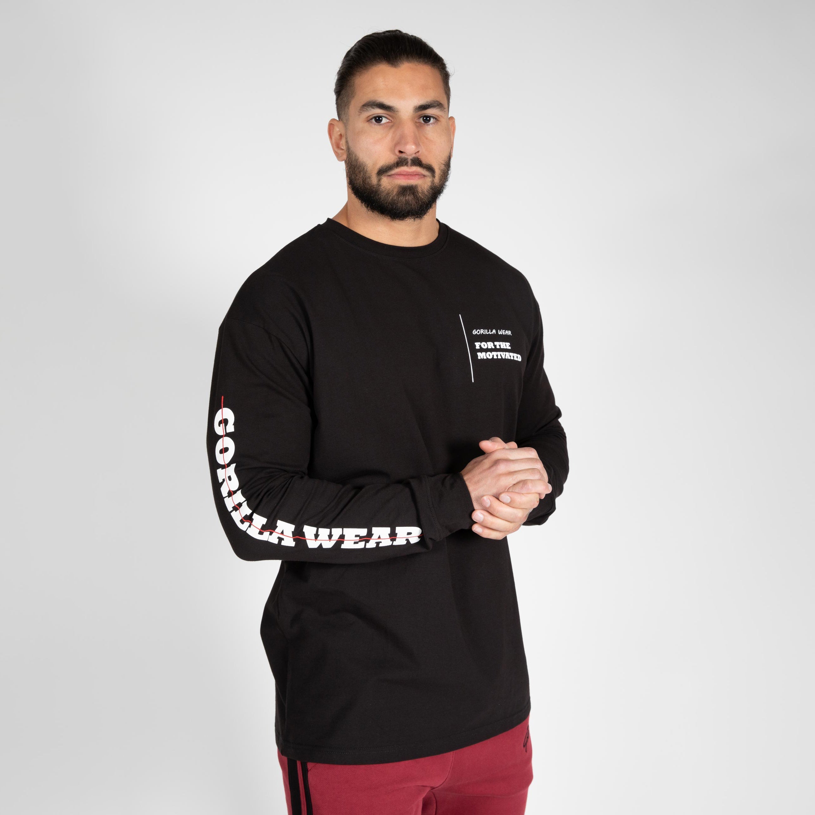 Gorilla Wear Boise Oversized Long Sleeve, black Gorilla Wear