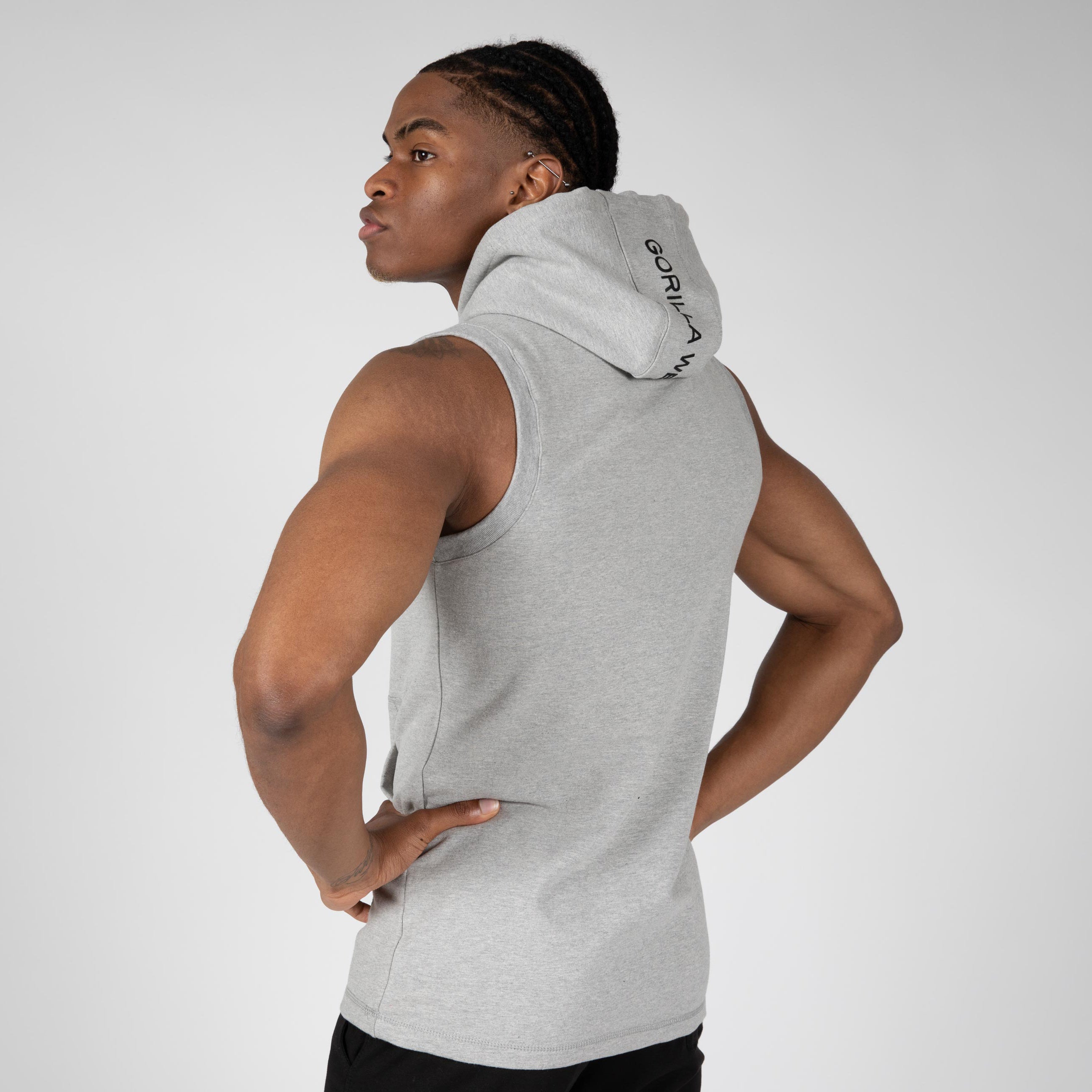Gorilla Wear Lincoln Sleeveless Hoodie, grey Gorilla Wear