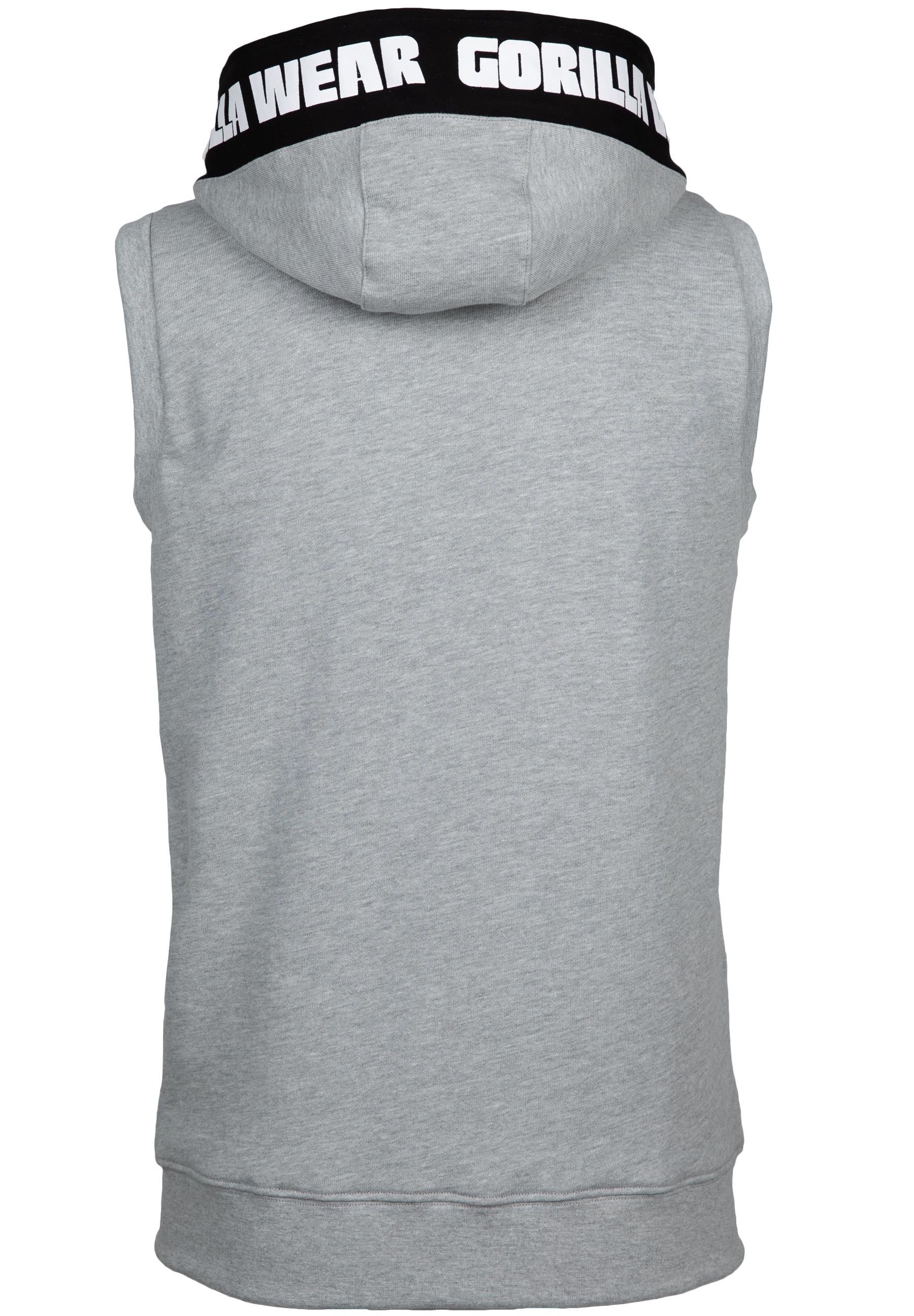 Gorilla Wear Milwaukee SL Zipped Hoodie, grey melange Gorilla Wear