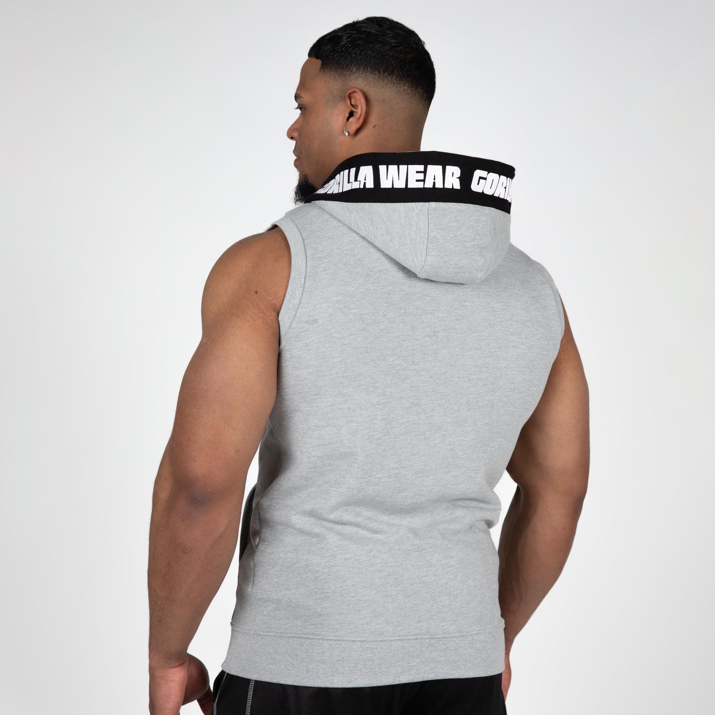 Gorilla Wear Milwaukee SL Zipped Hoodie, grey melange Gorilla Wear