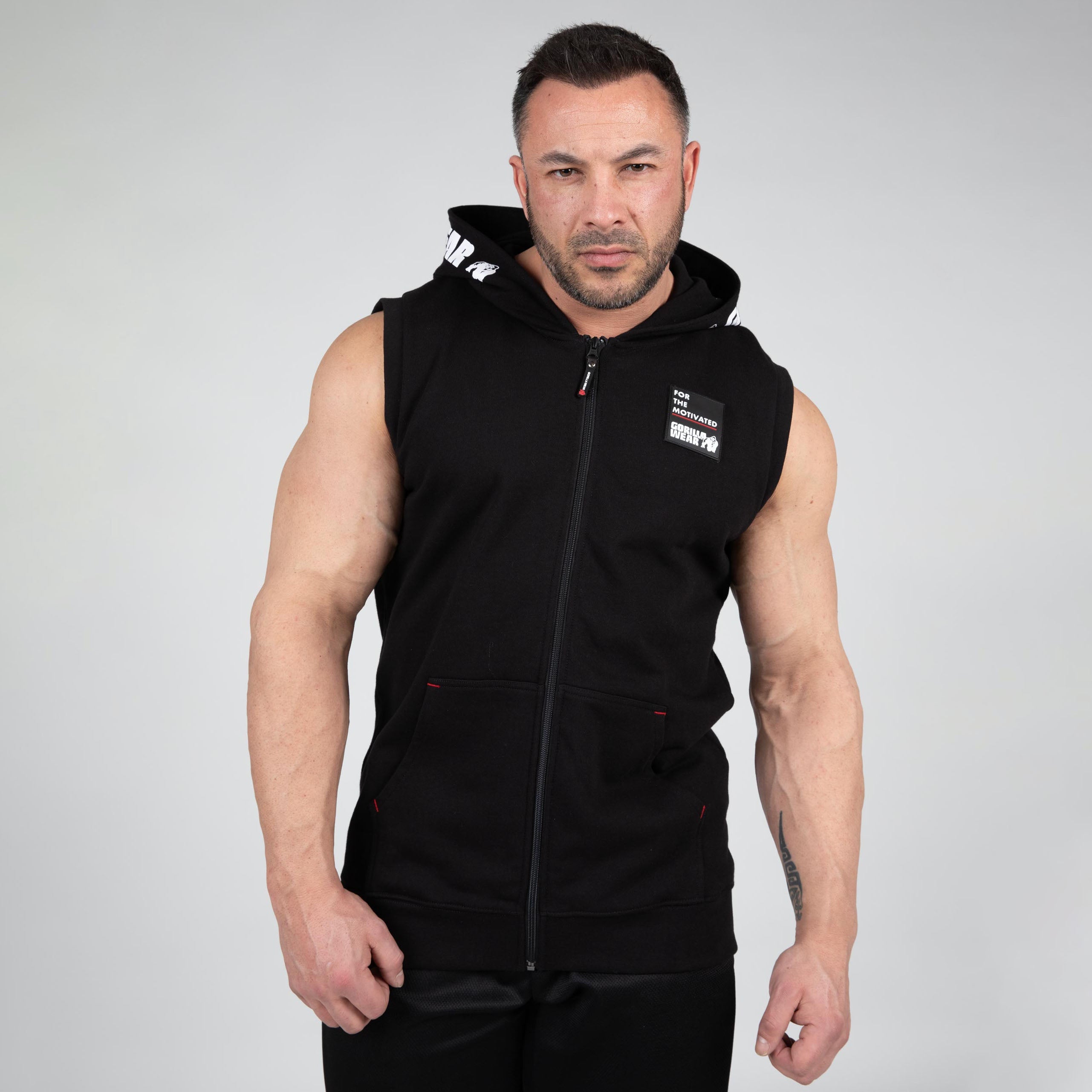 Gorilla Wear Milwaukee SL Zipped Hoodie, black Gorilla Wear