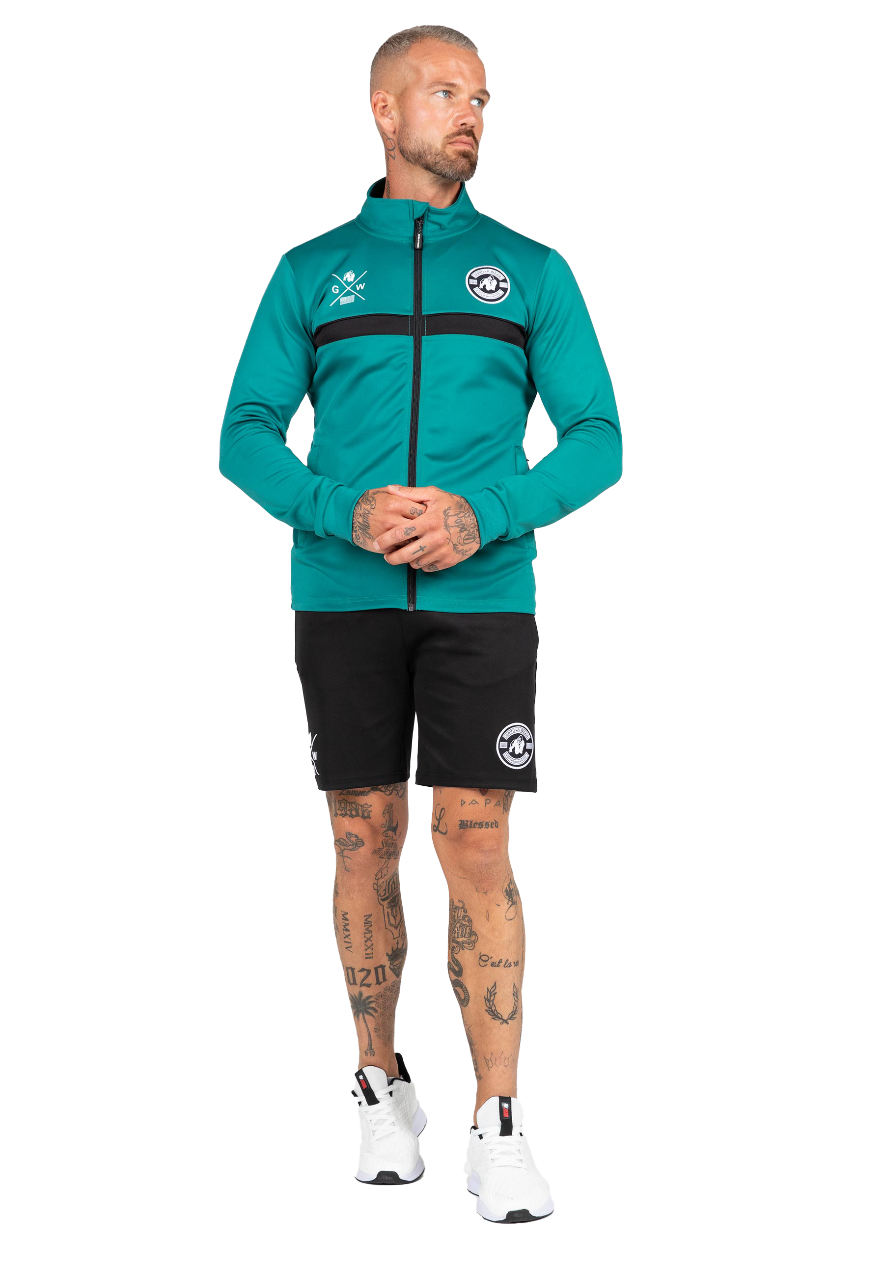 Gorilla Wear Vernon Track Jacket, teal green Gorilla Wear