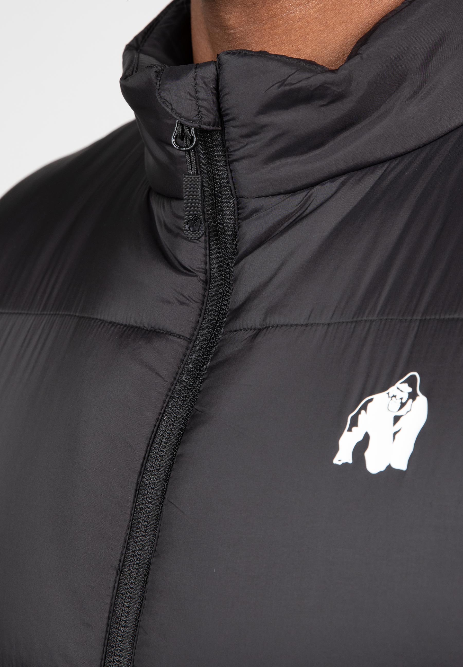 Gorilla Wear Irvine Puffer Vest, black Gorilla Wear