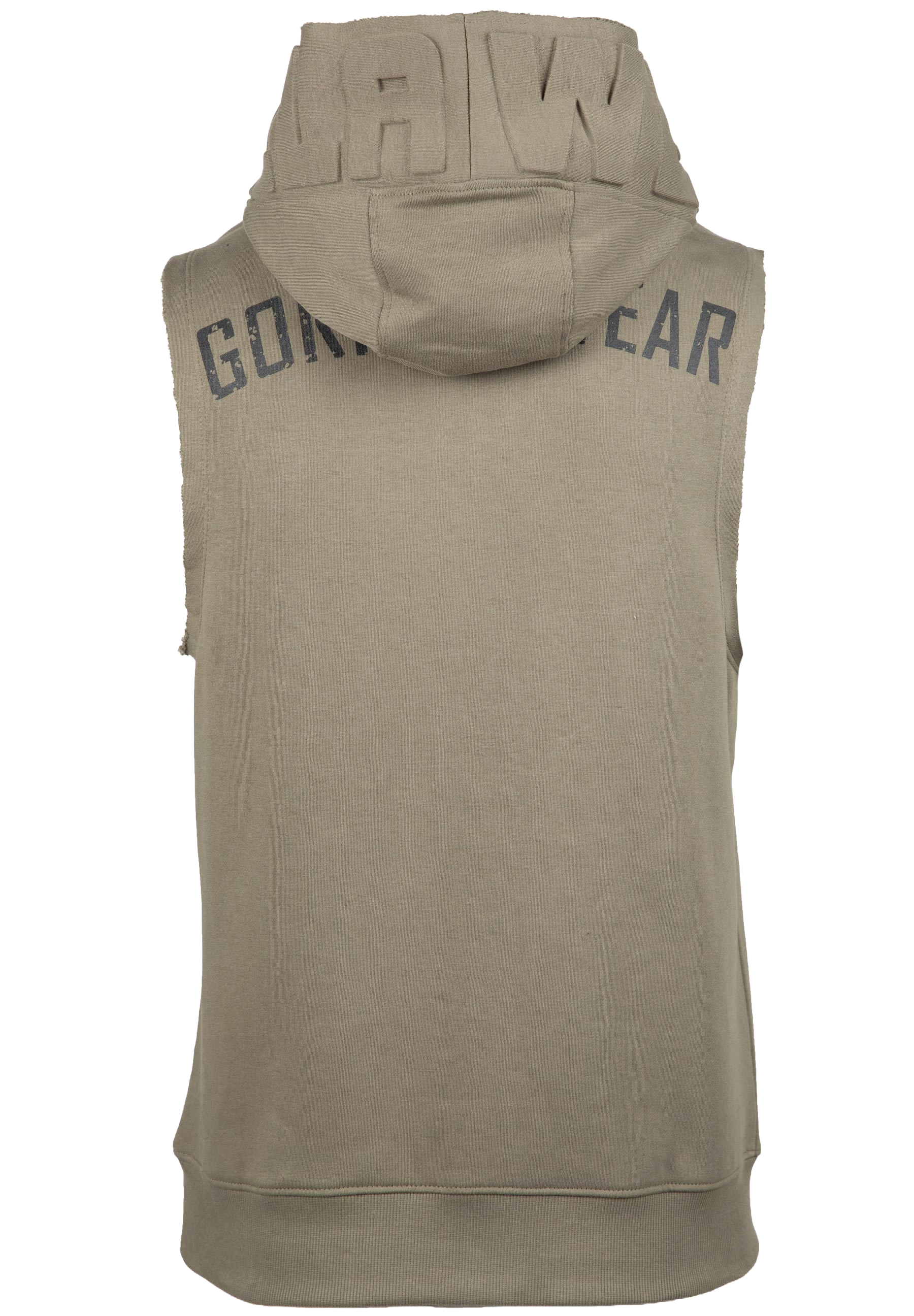 Gorilla Wear Marshall Sleeveless Hoodie, army green Gorilla Wear