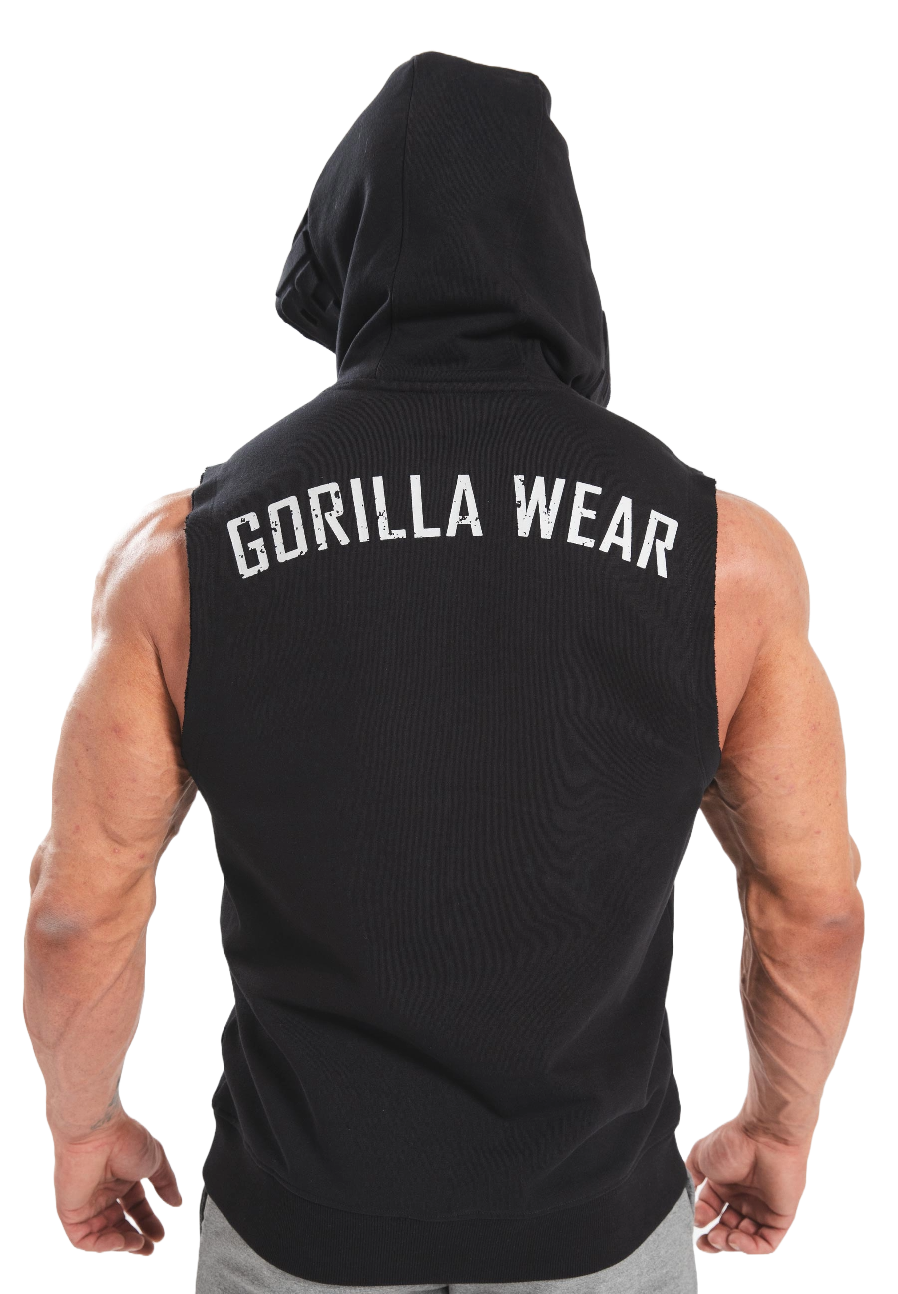 Gorilla Wear Marshall Sleeveless Hoodie, black Gorilla Wear