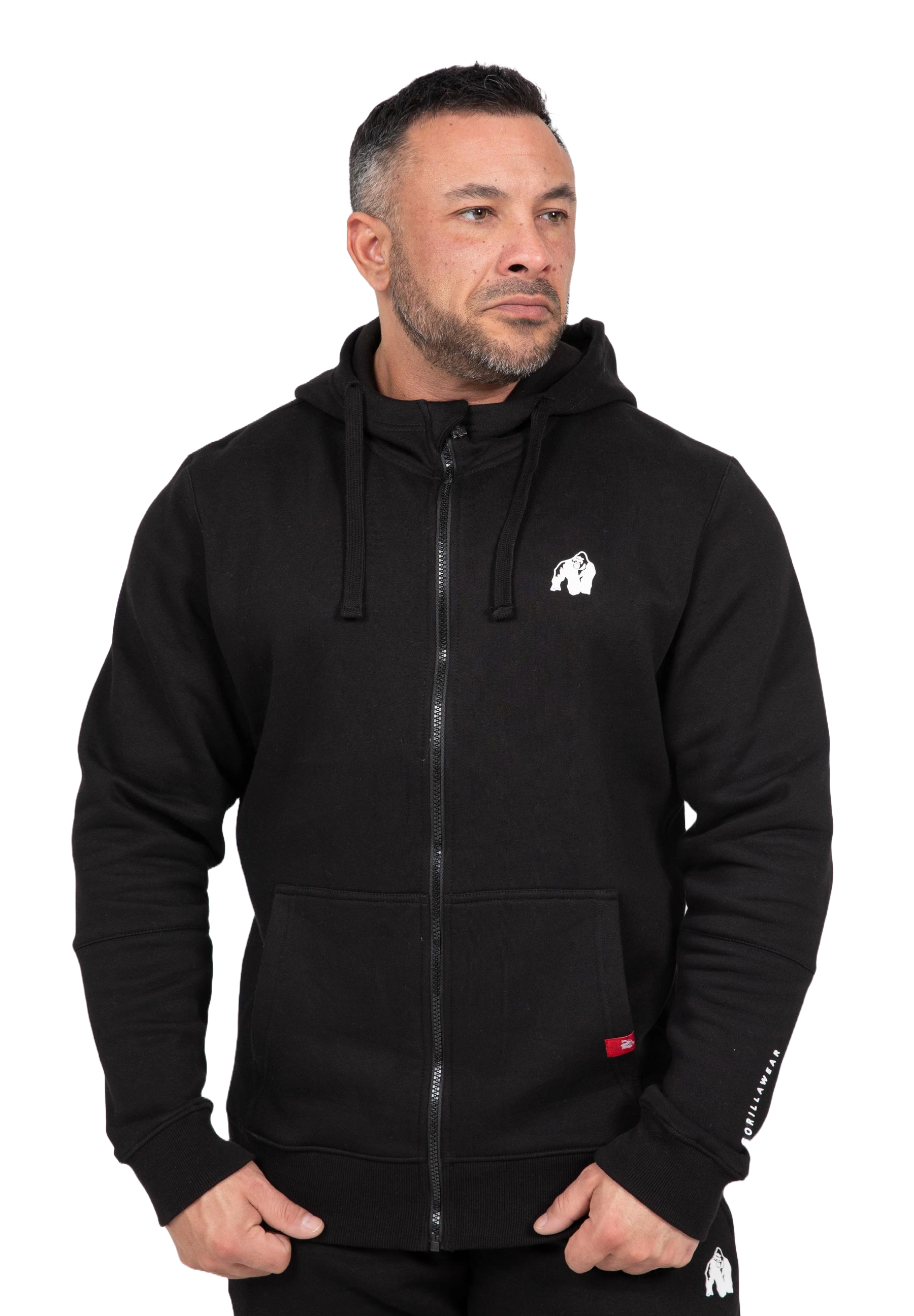 Gorilla Wear Leon Zipped Hoodie, black Gorilla Wear