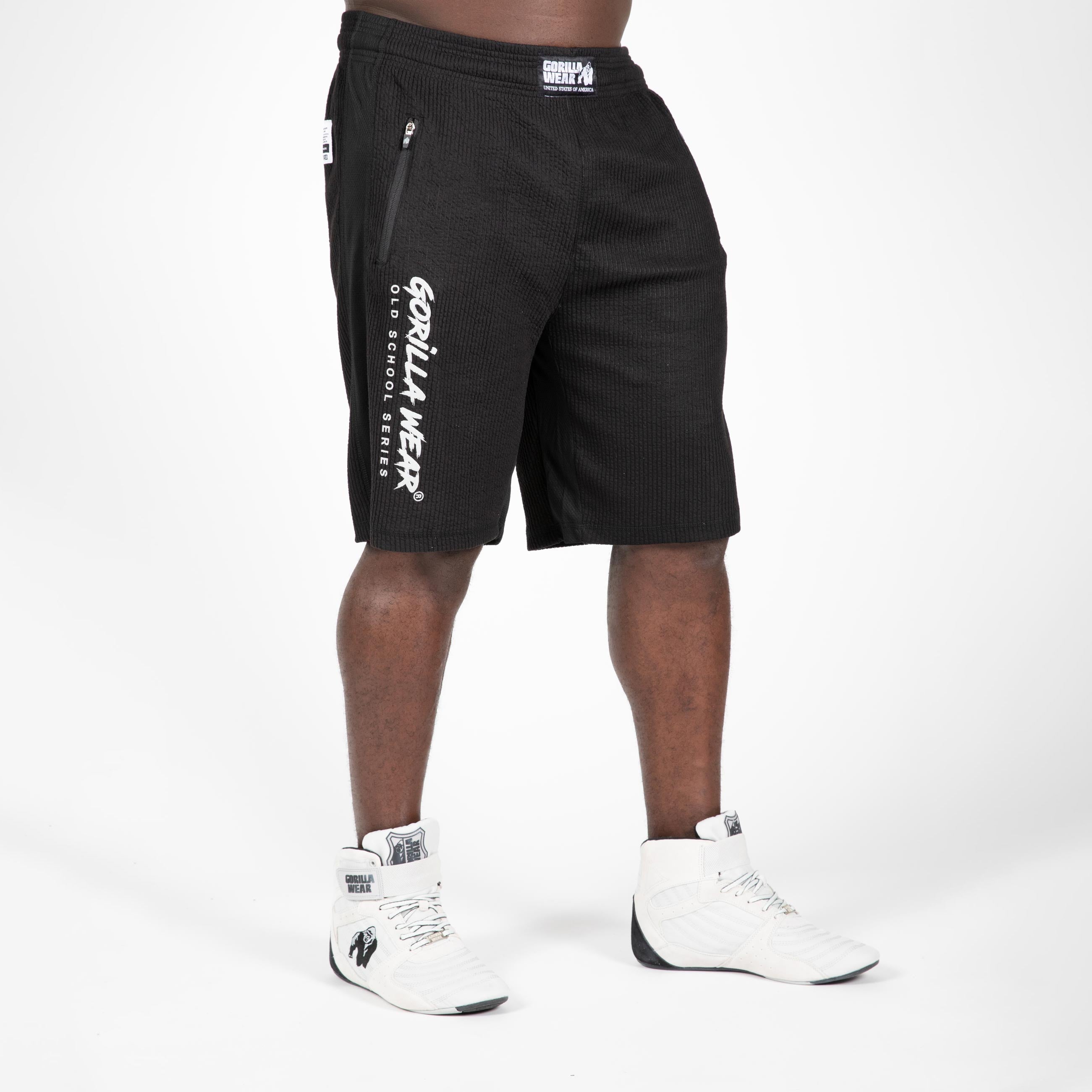 Gorilla Wear Augustine Old School Shorts, black Gorilla Wear