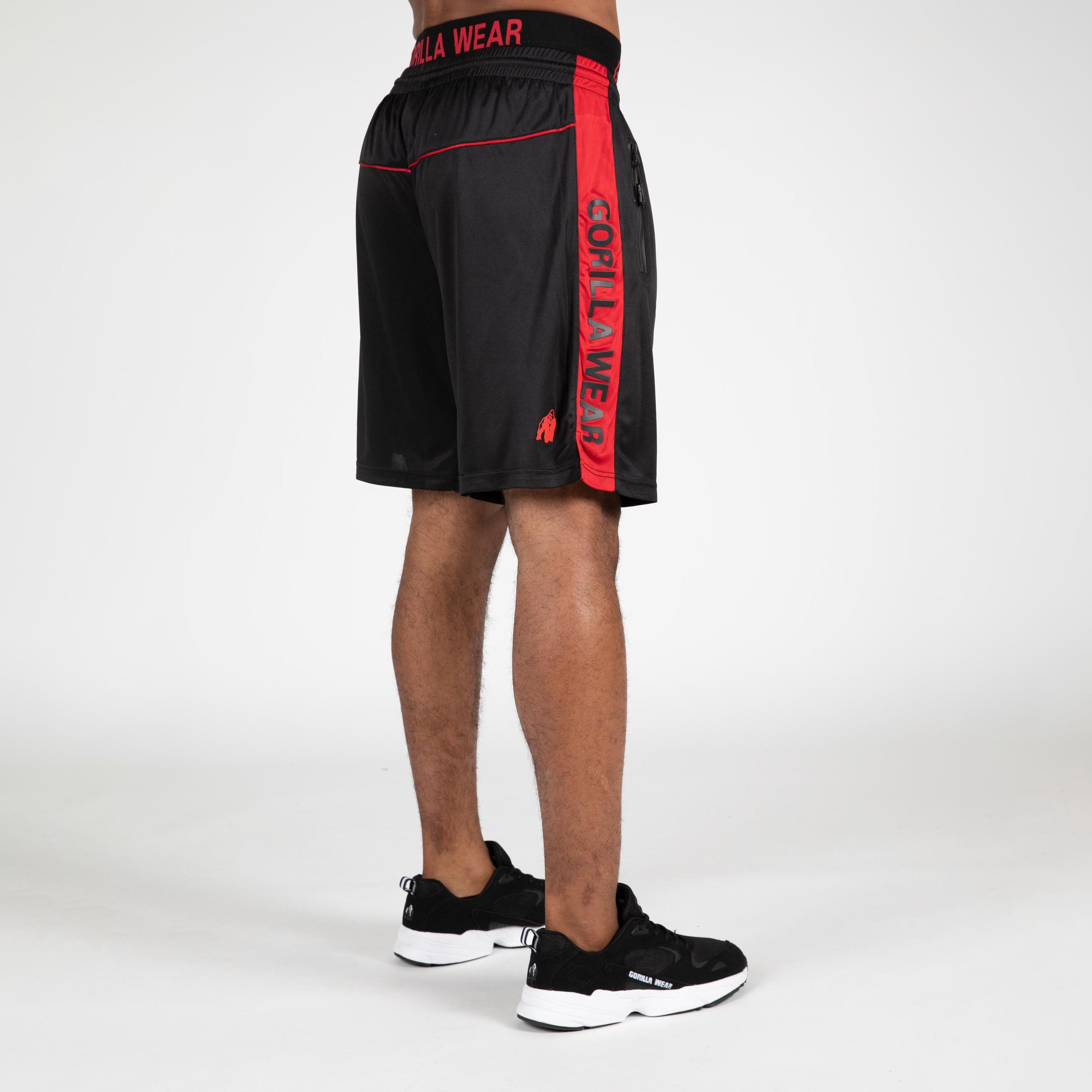 Gorilla Wear Atlanta Shorts, black/red Gorilla Wear