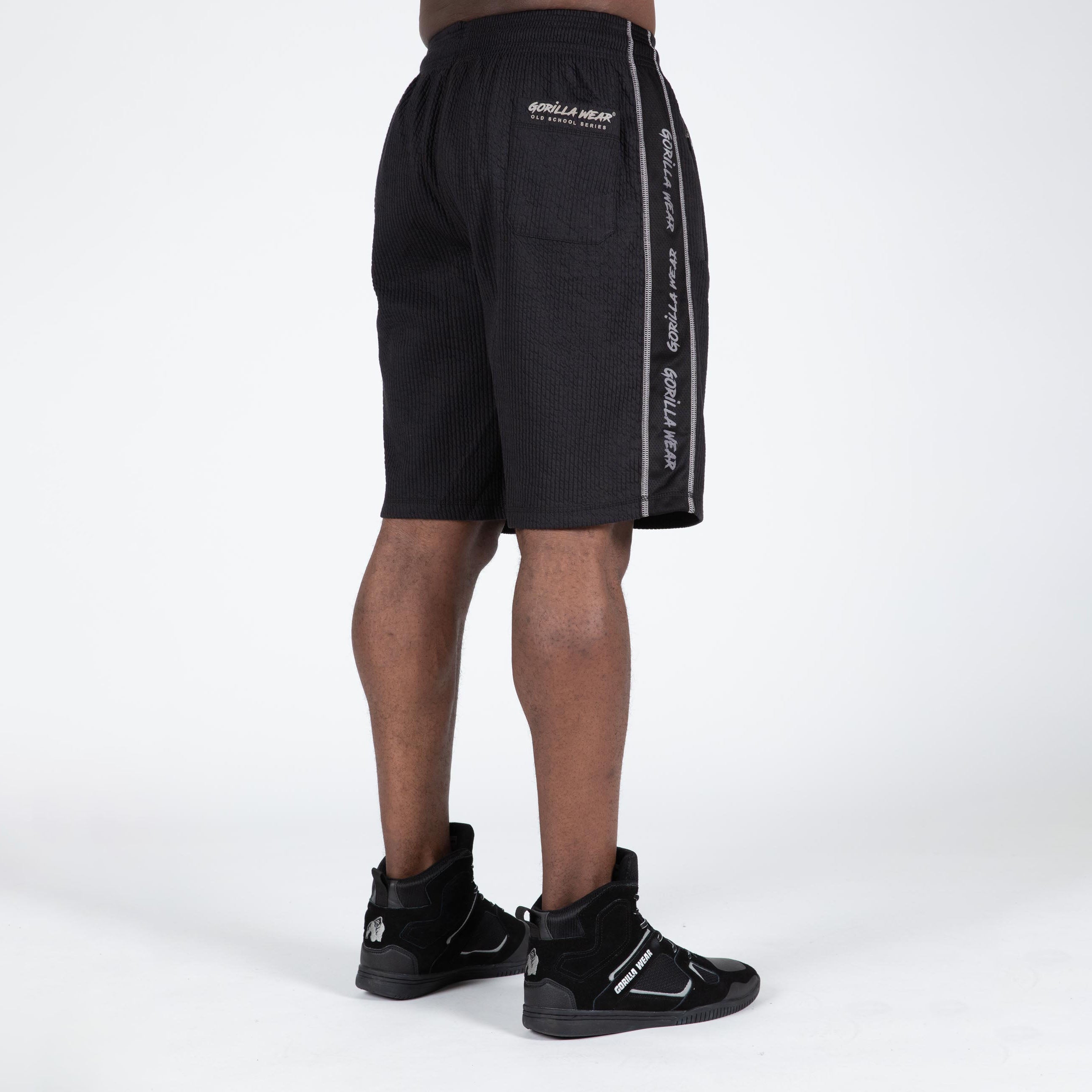 Gorilla Wear Buffalo Old School Workout Shorts, black/grey Gorilla Wear