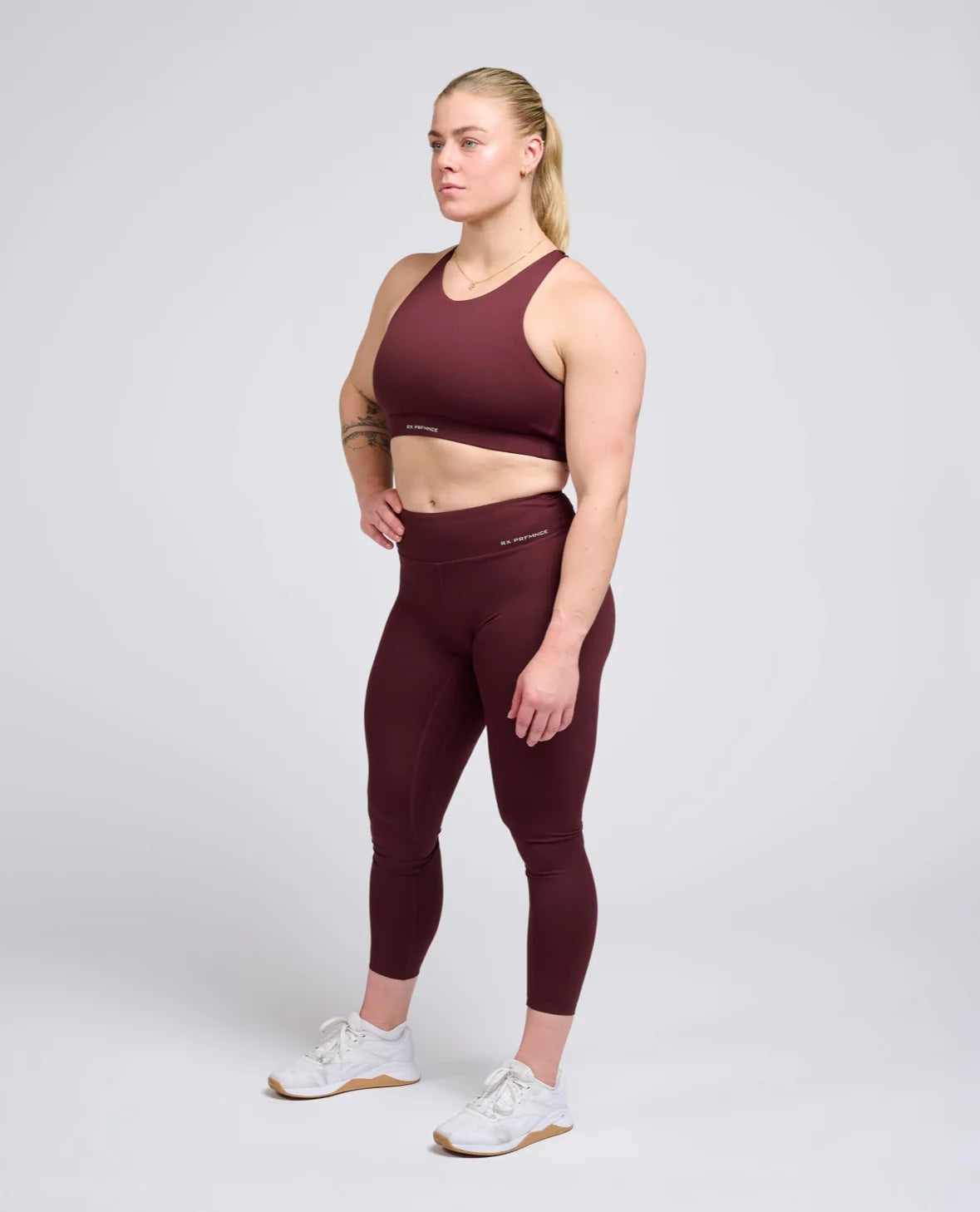 RX Performance Sport Bra Burgundy RX Performance