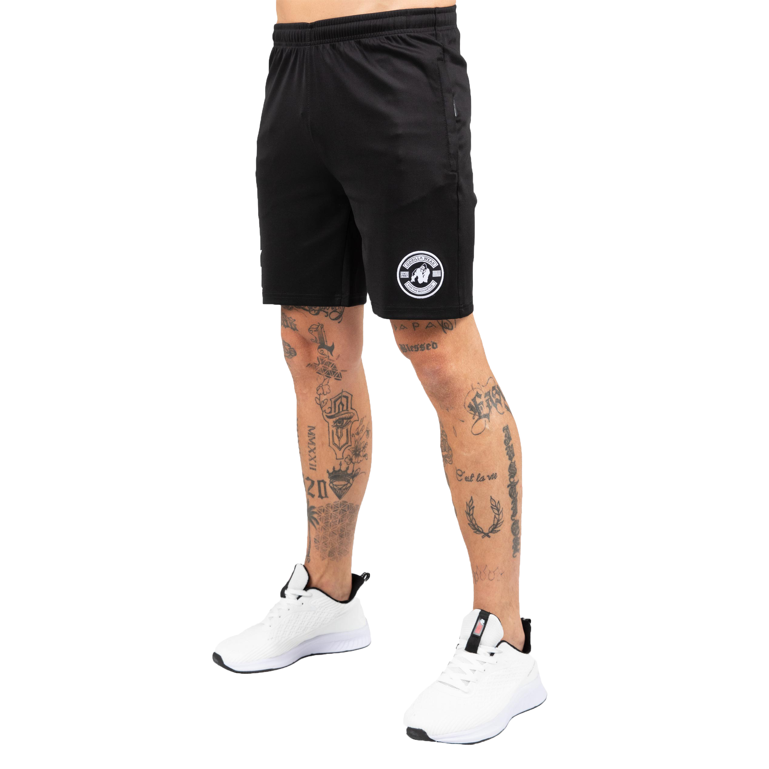 Gorilla Wear Vernon Track Shorts, black Gorilla Wear