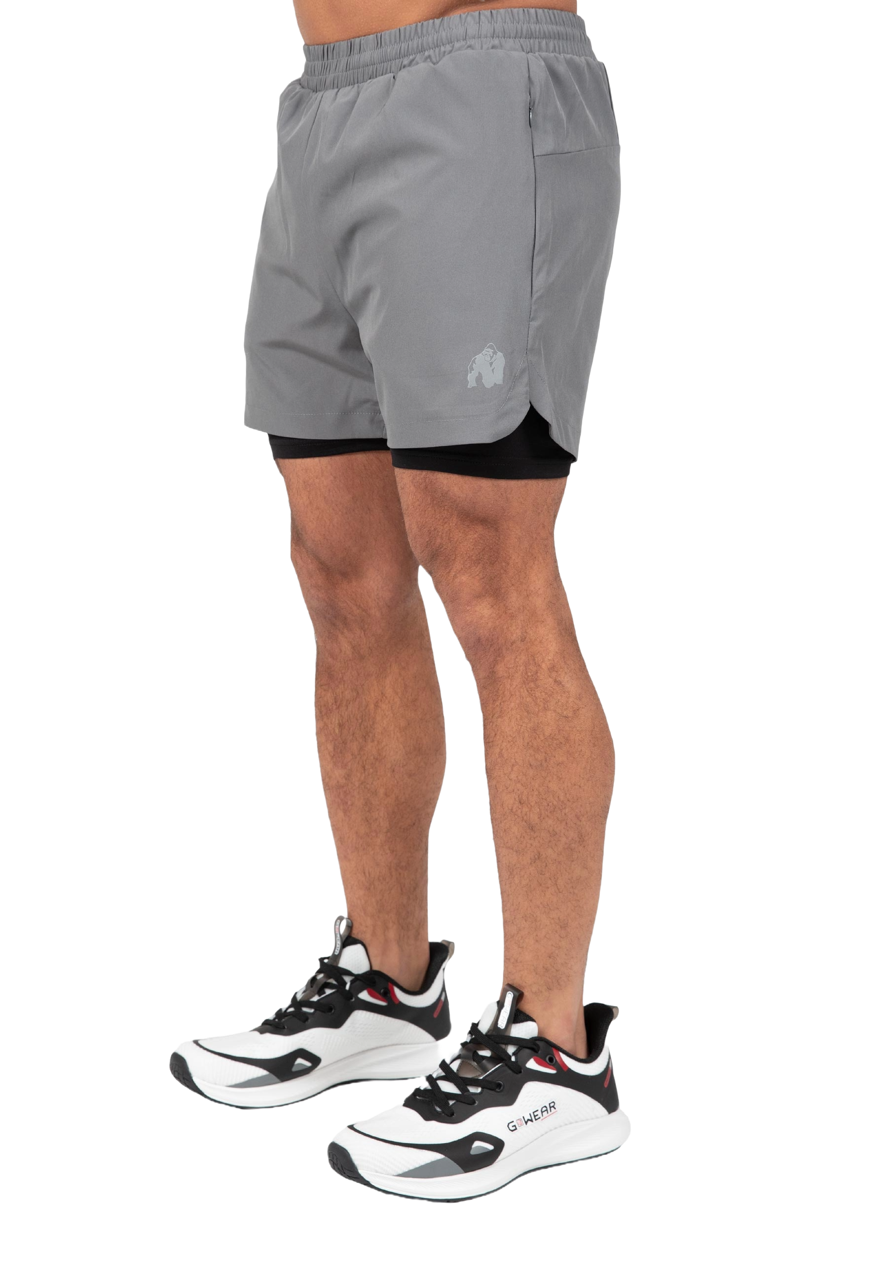Gorilla Wear Cortez 2-In-1 Shorts, anthracite Gorilla Wear