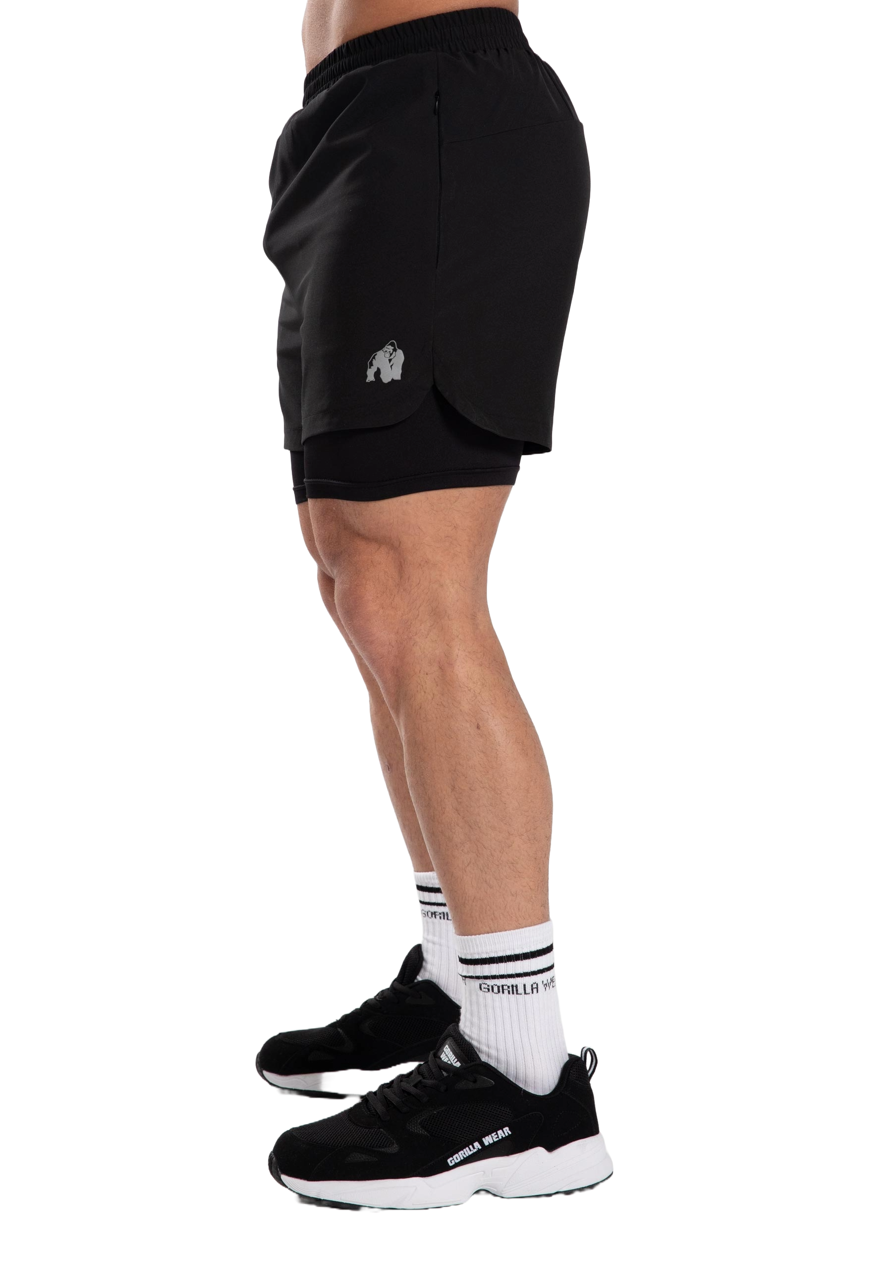 Gorilla Wear Cortez 2-In-1 Shorts, black Gorilla Wear