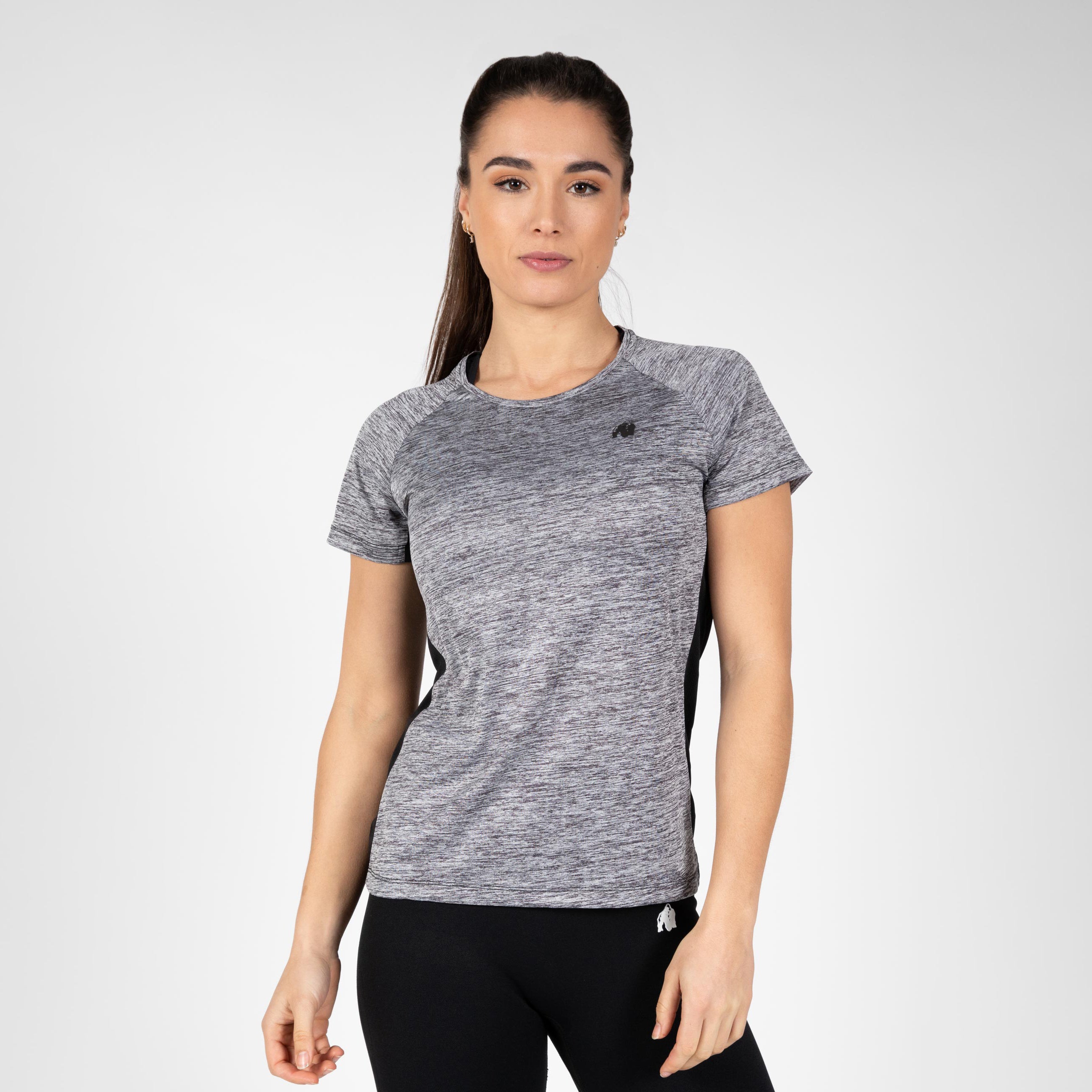 Gorilla Wear Monetta Performance T-Shirt, grey melange/black Gorilla Wear