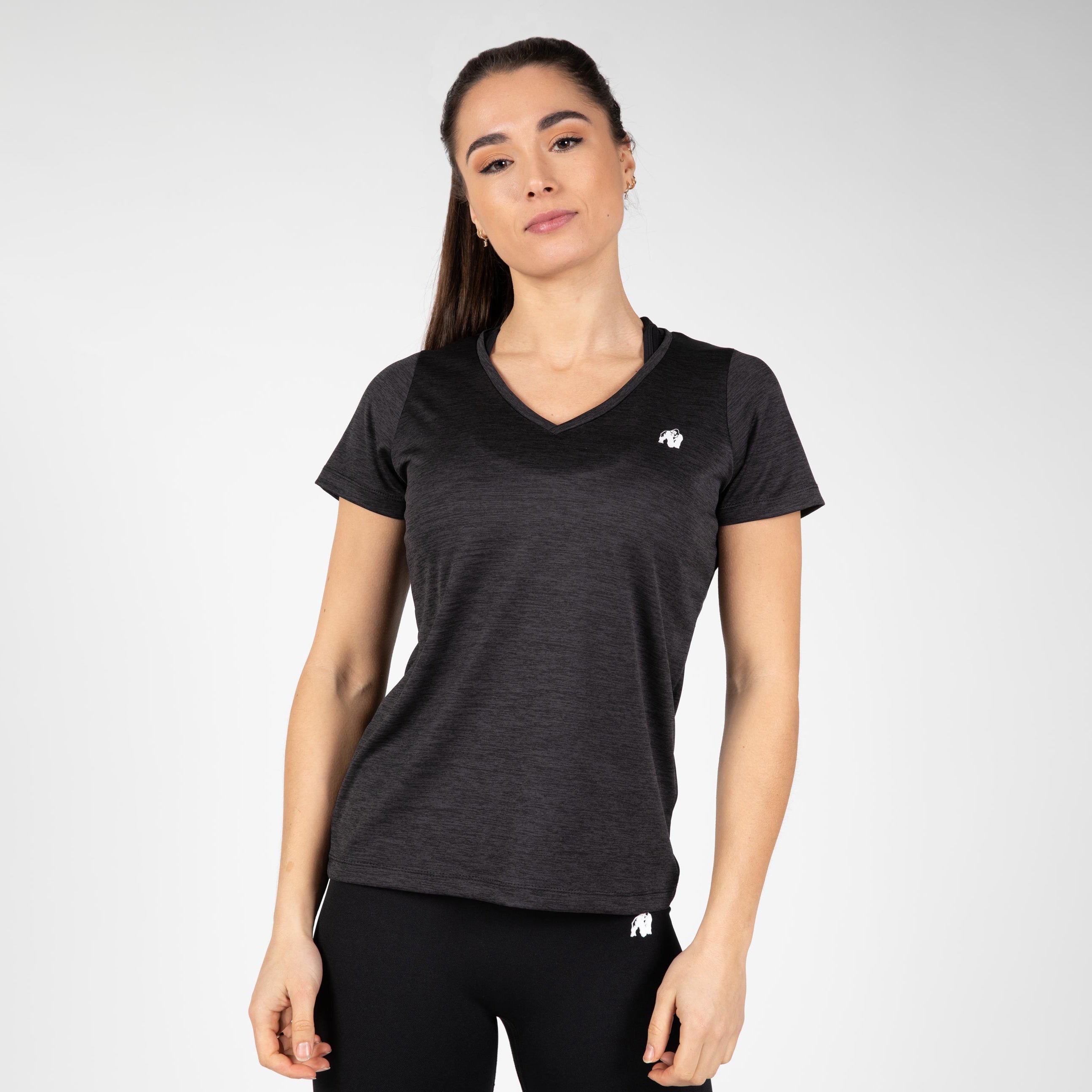 Gorilla Wear Elmira V-Neck T-Shirt, black Gorilla Wear