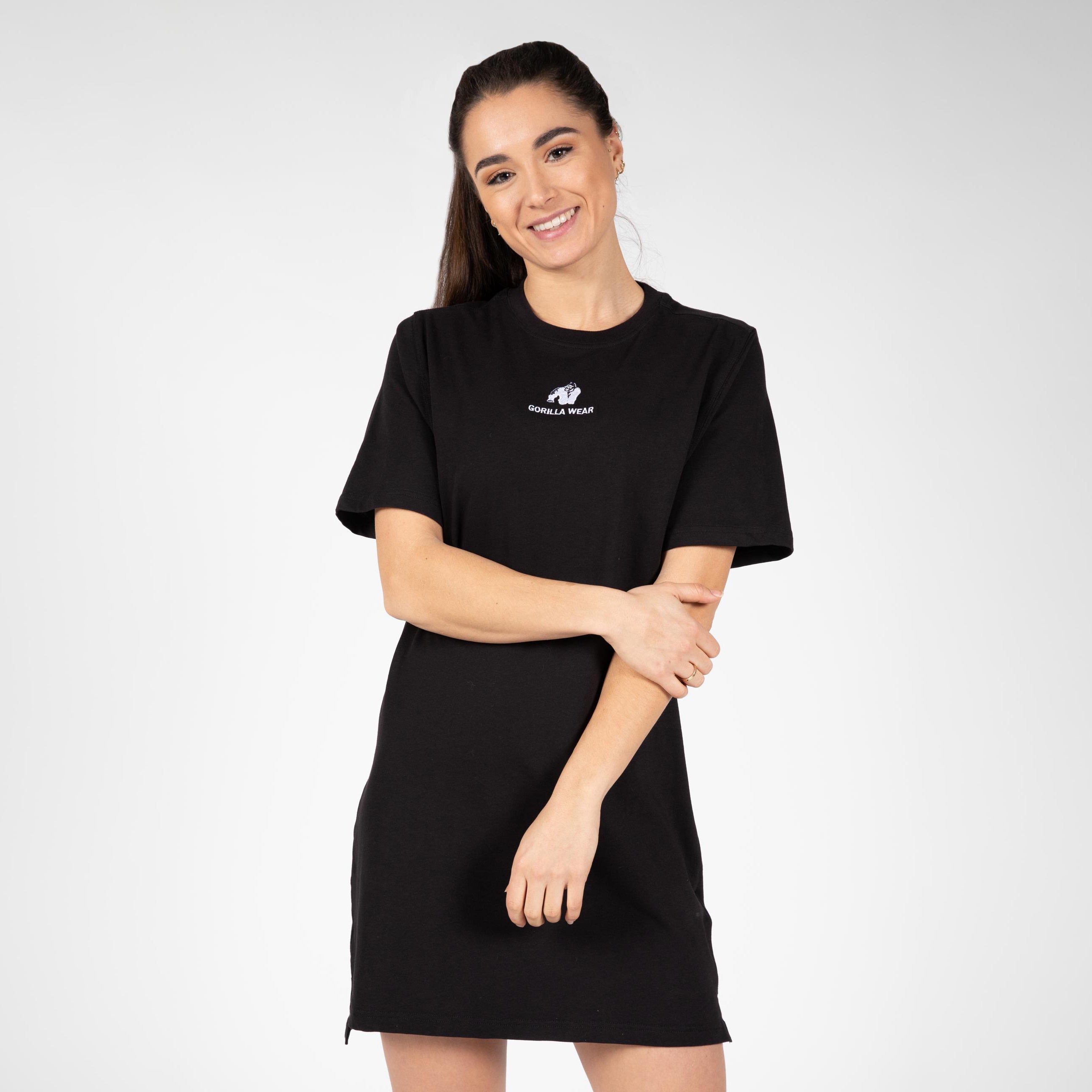 Gorilla Wear Neenah T-Shirt Dress, black Gorilla Wear