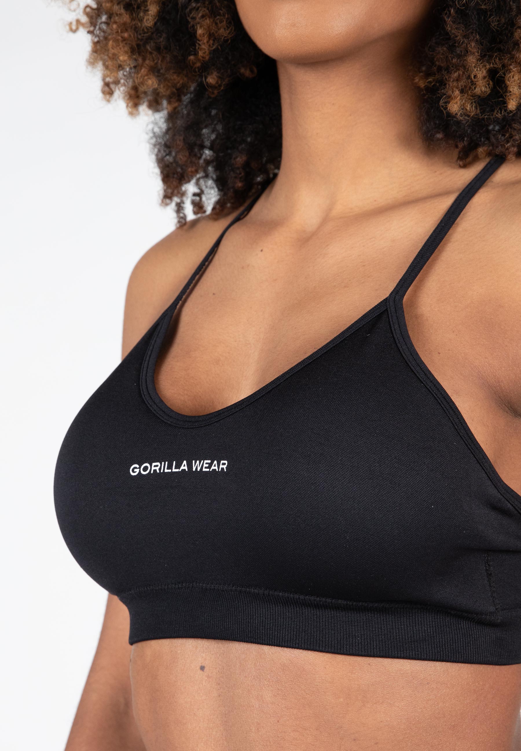 Gorilla Wear Quincy Seamless Sports Bra Black