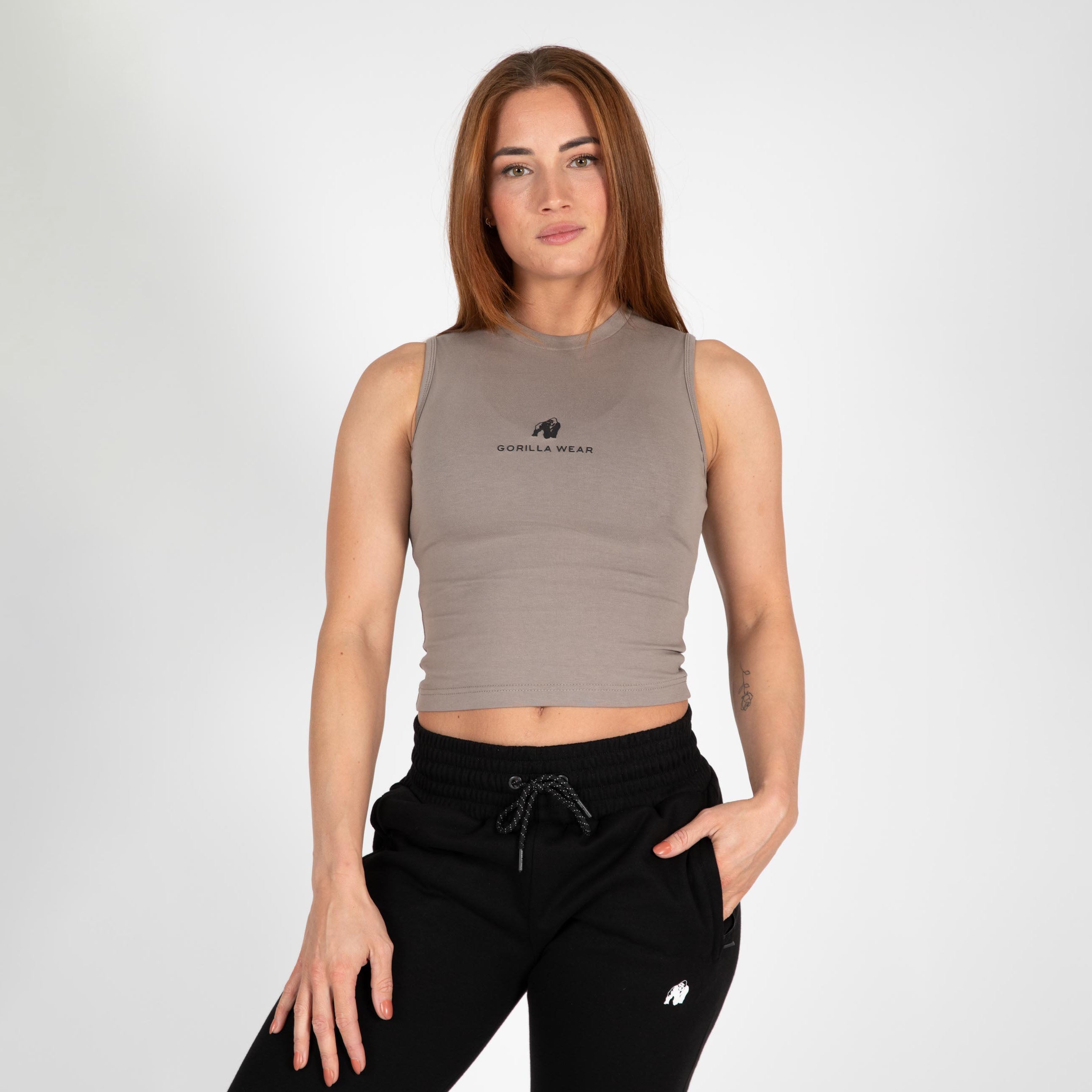 Gorilla Wear Livonia Crop Top, beige Gorilla Wear