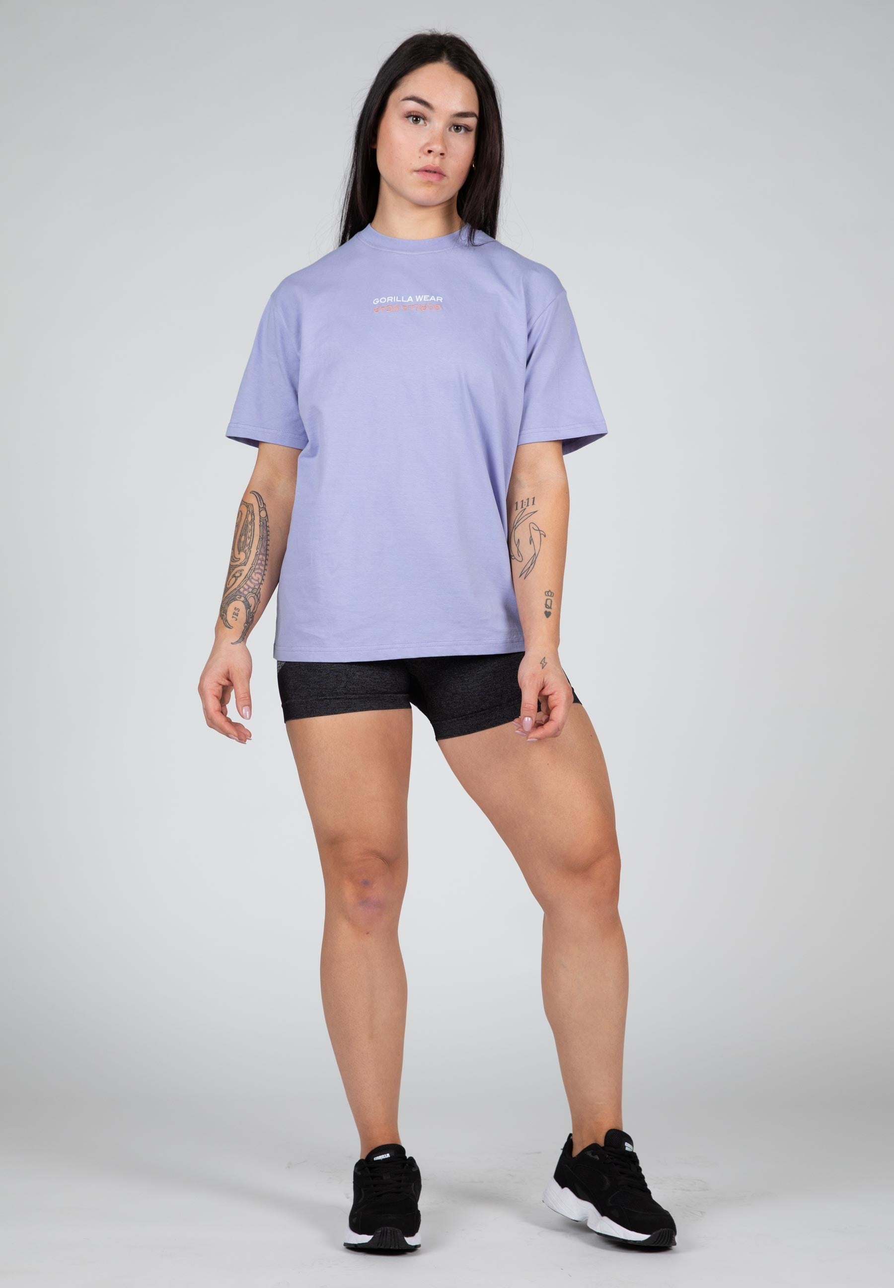 Gorilla Wear Medina Oversized T-Shirt, lilac Gorilla Wear