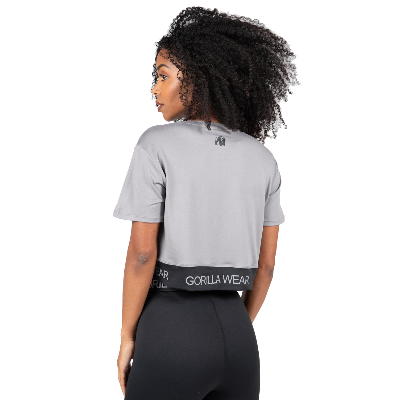 Gorilla Wear Colby Cropped T-Shirt, grey Gorilla Wear