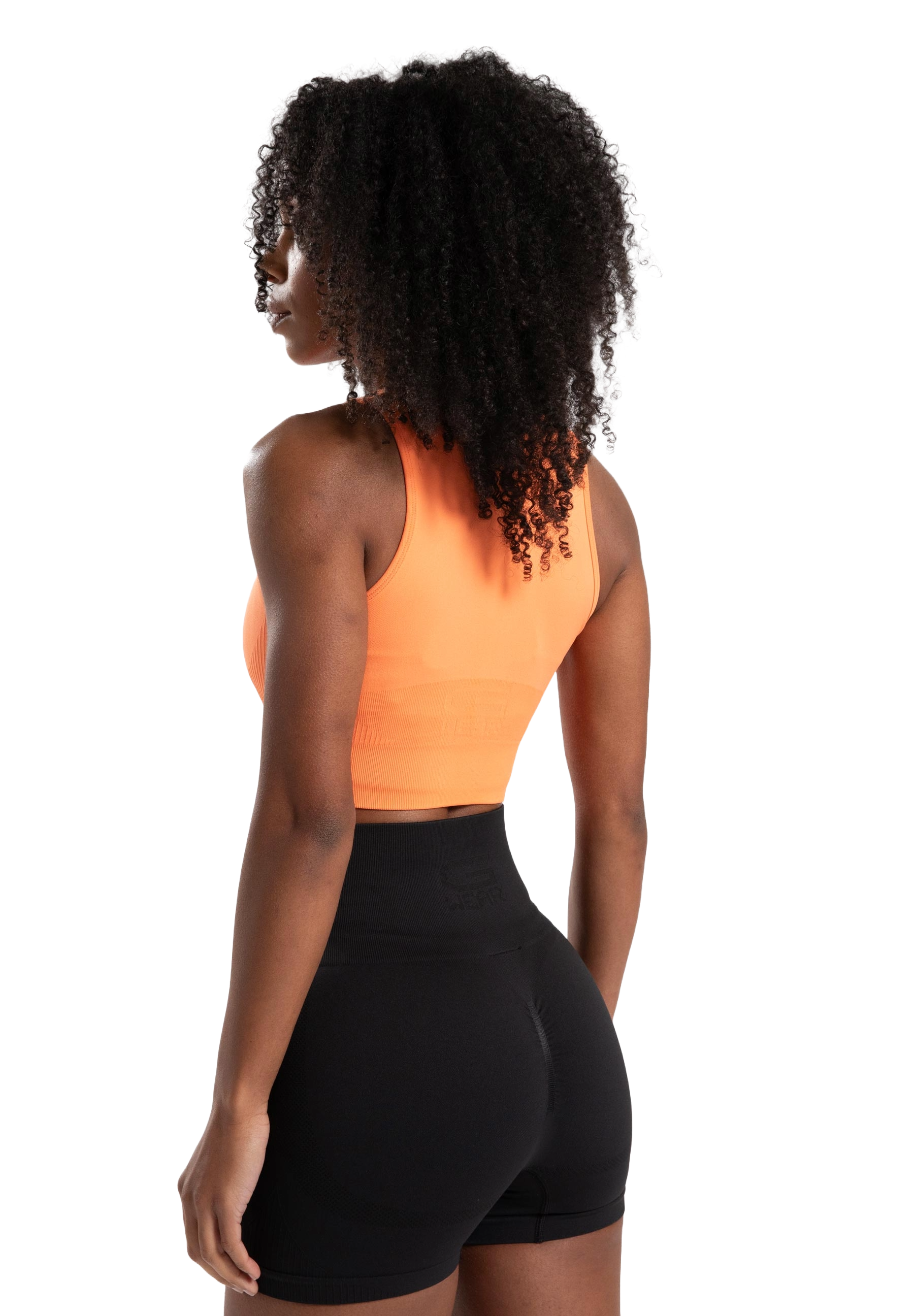 Gorilla Wear Olivia Seamless Crop Top, peach Gorilla Wear