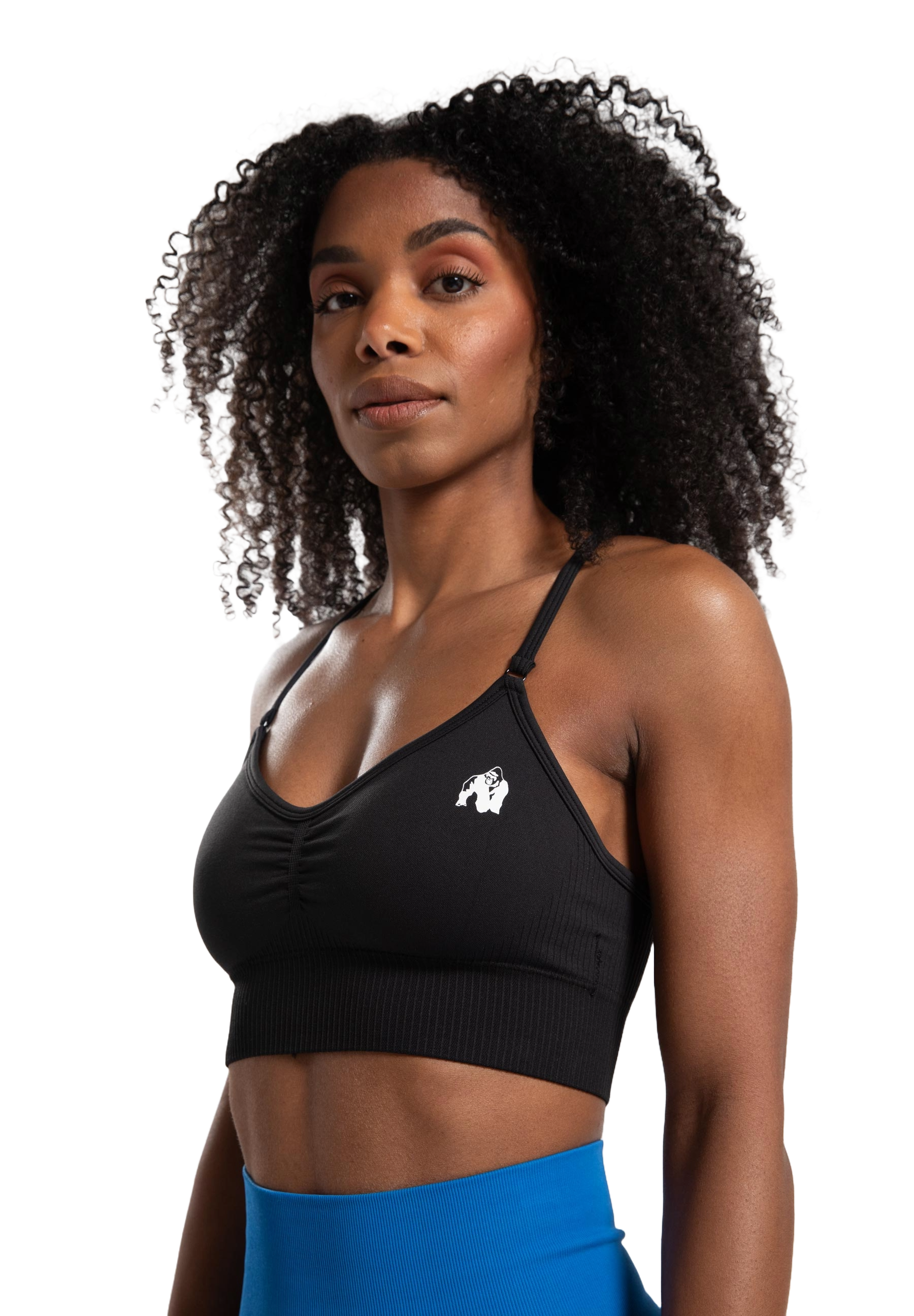 Gorilla Wear Olivia Seamless Sports Bra, black Gorilla Wear