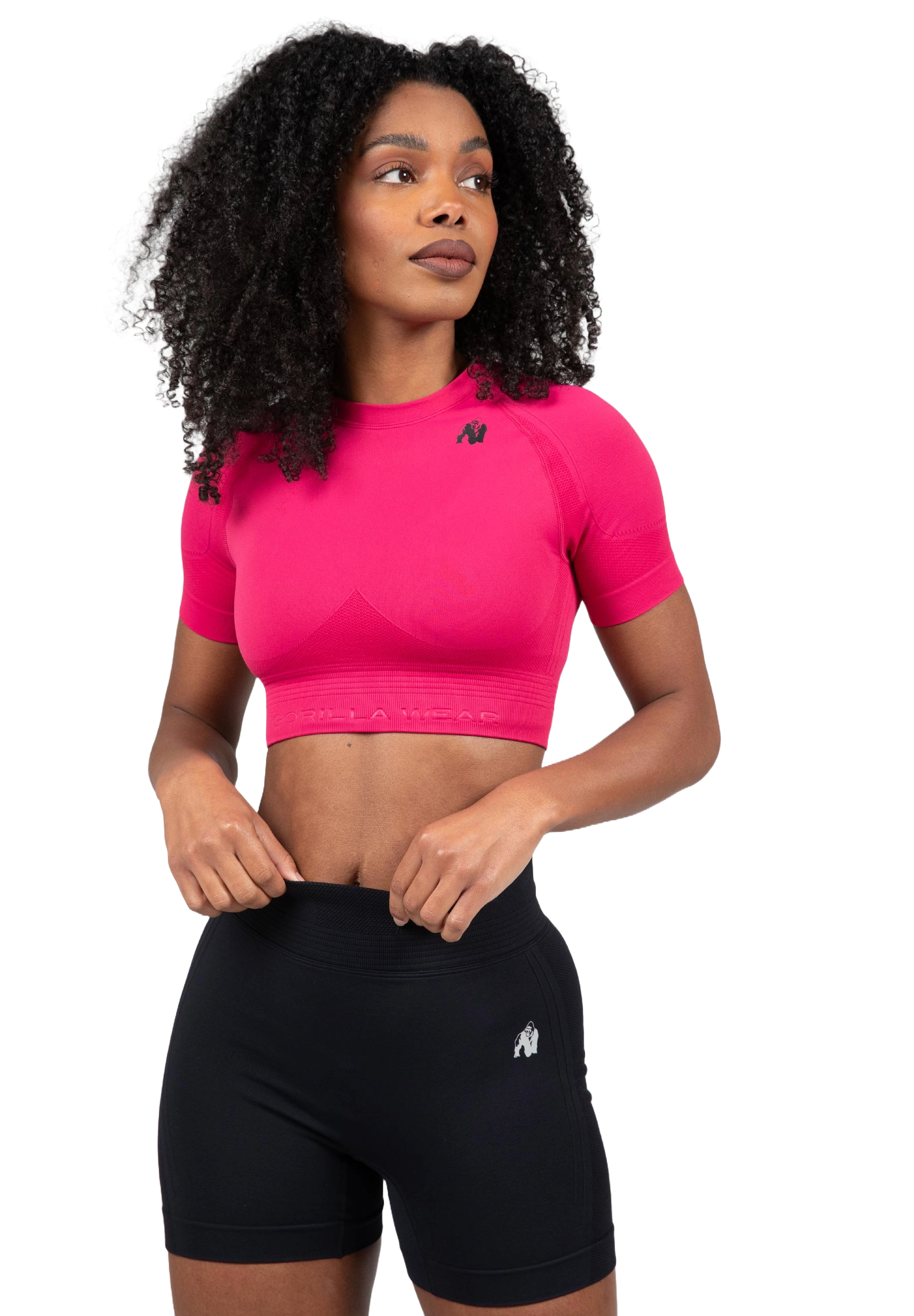 Gorilla Wear Whitney Seamless Crop Top, pink Gorilla Wear
