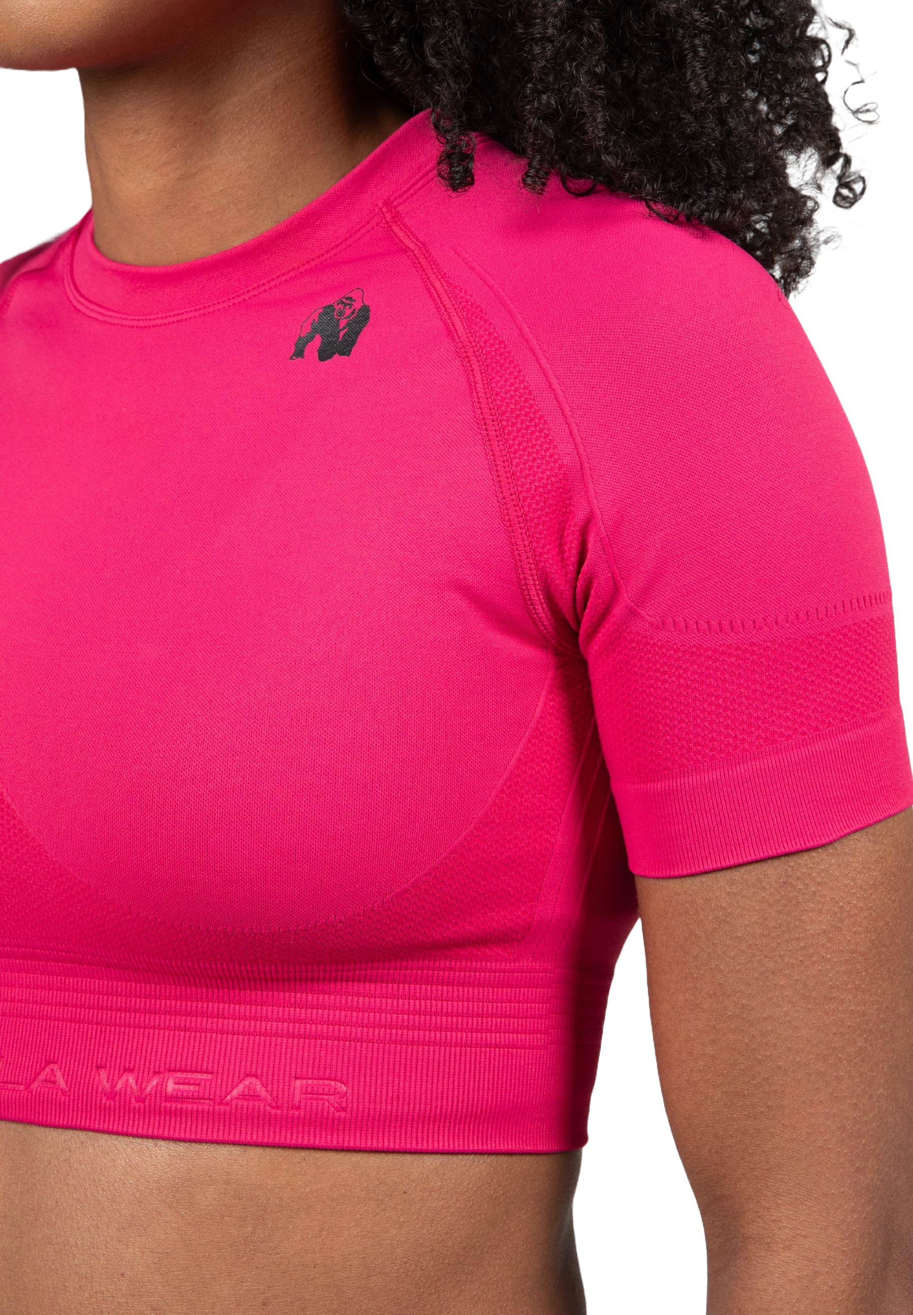 Gorilla Wear Whitney Seamless Crop Top, pink Gorilla Wear