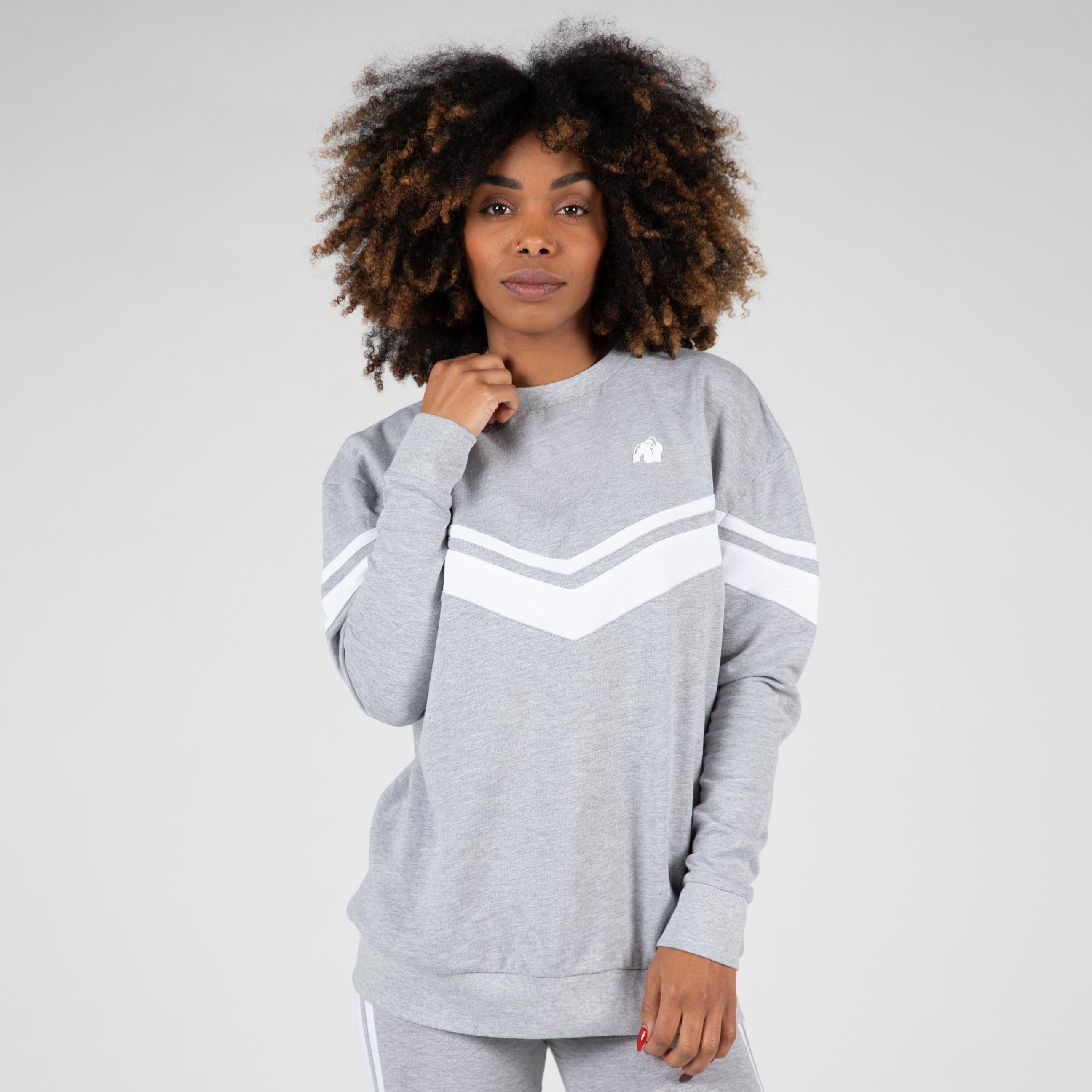 Gorilla Wear Hailey Oversized Sweatshirt, grey melange Gorilla Wear