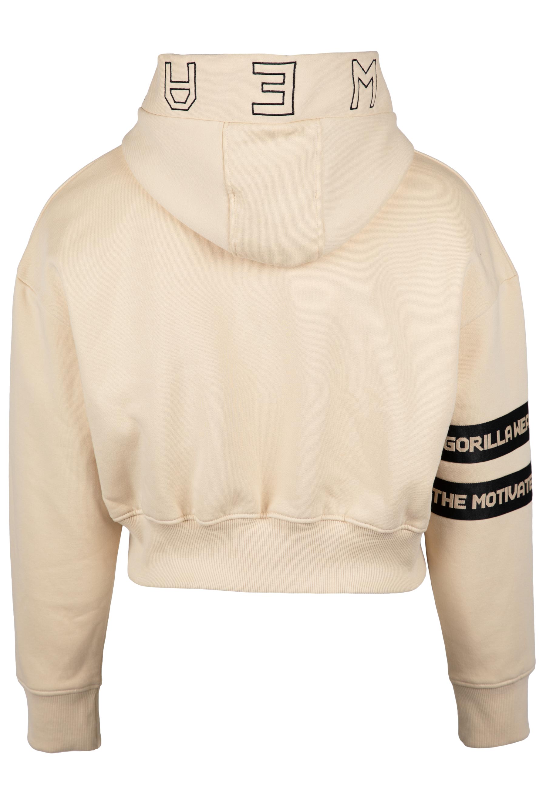 Gorilla Wear Tracey Cropped Hoodie, beige Gorilla Wear