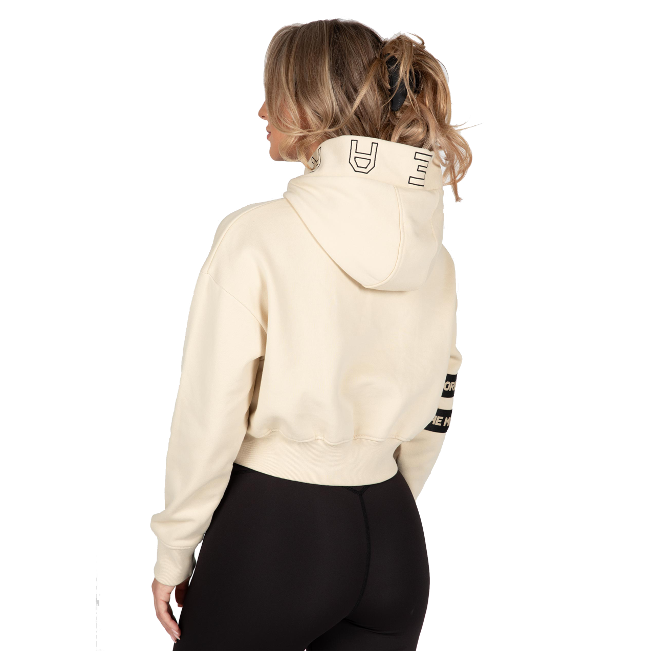 Gorilla Wear Tracey Cropped Hoodie, beige Gorilla Wear