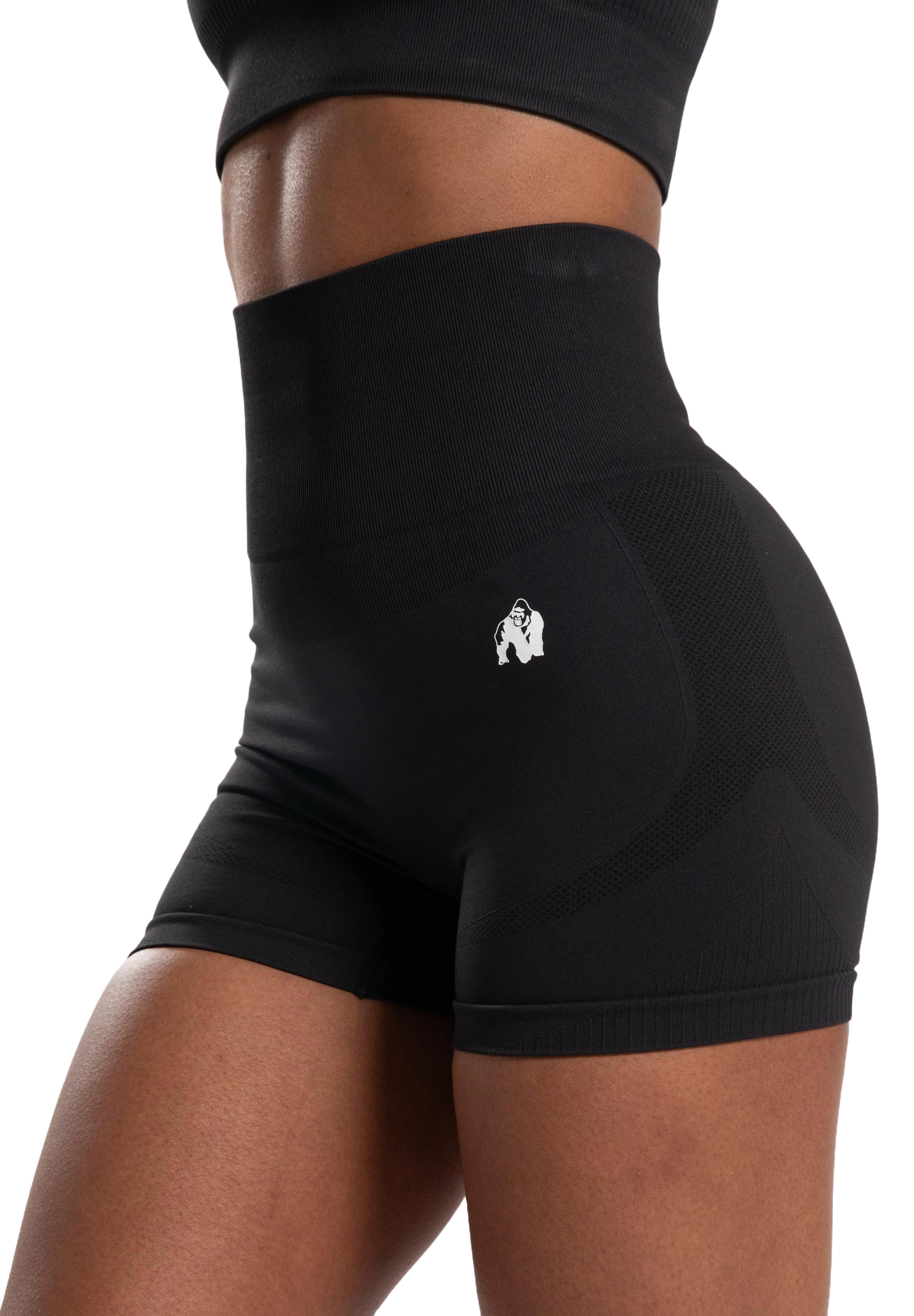 Gorilla Wear Olivia Seamless Shorts, black Gorilla Wear