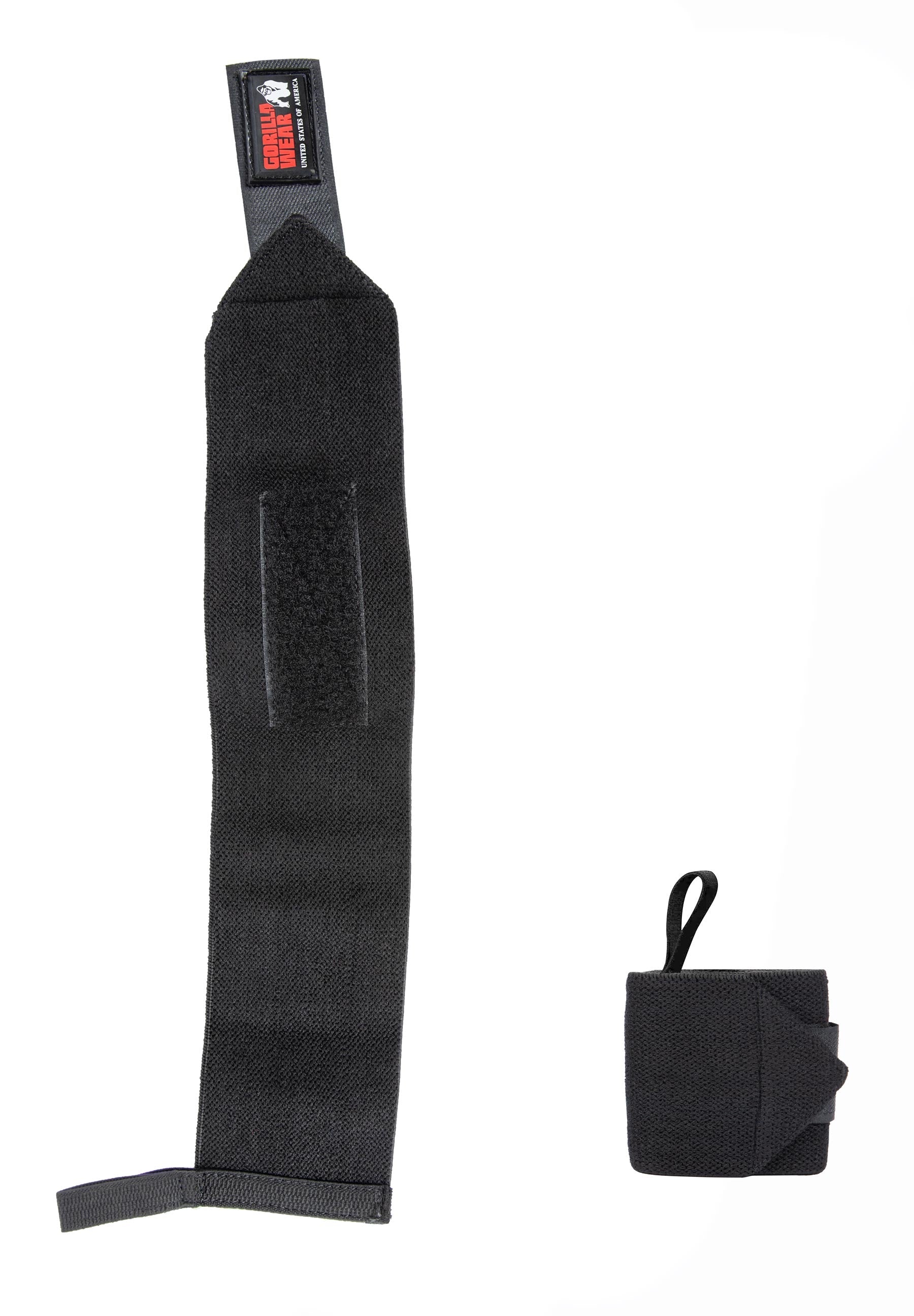 Gorilla Wear Wrist Wraps Basic, black/red Gorilla Wear