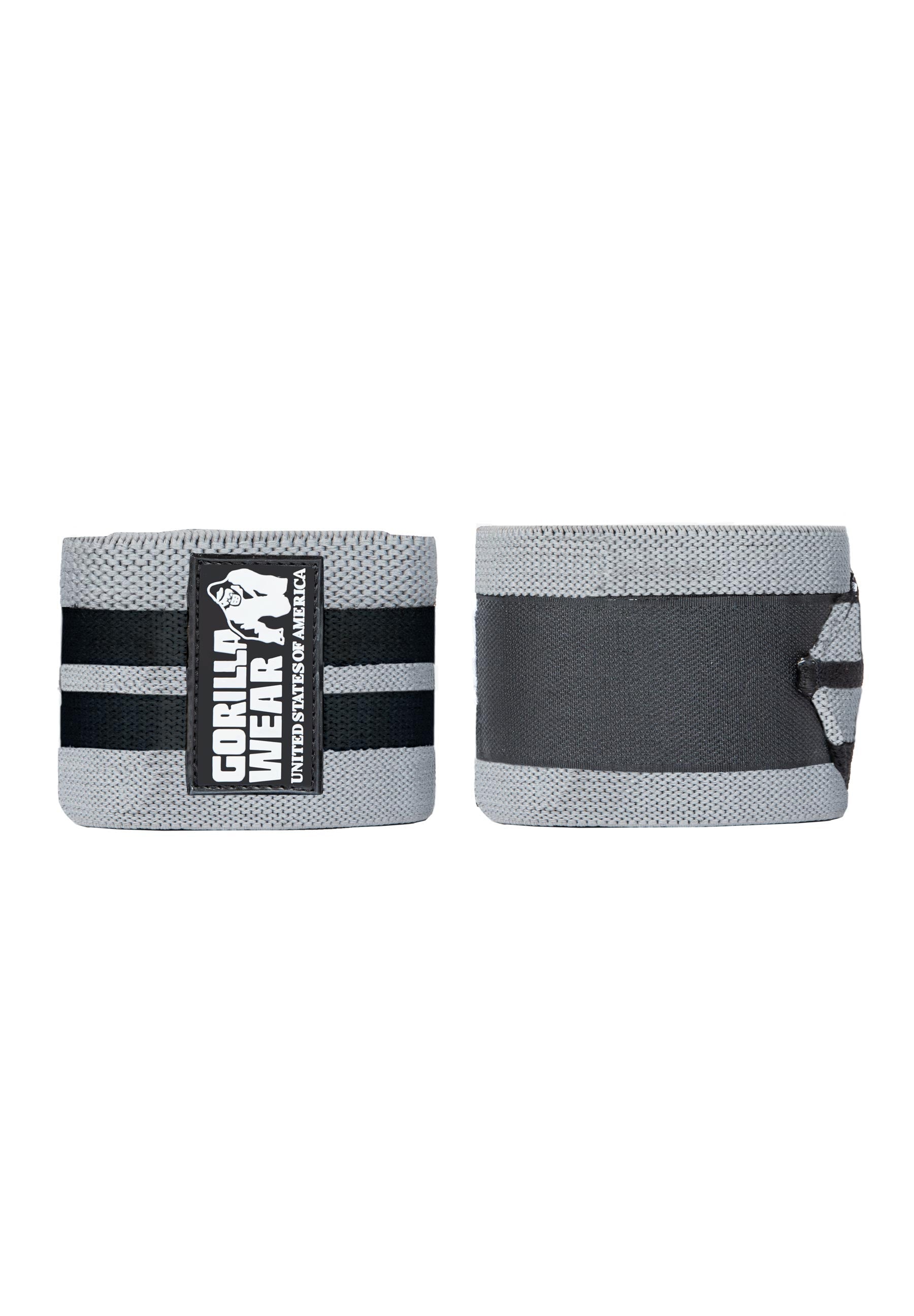 Gorilla Wear GW Knee Wraps 2,5 m, grey/black Gorilla Wear