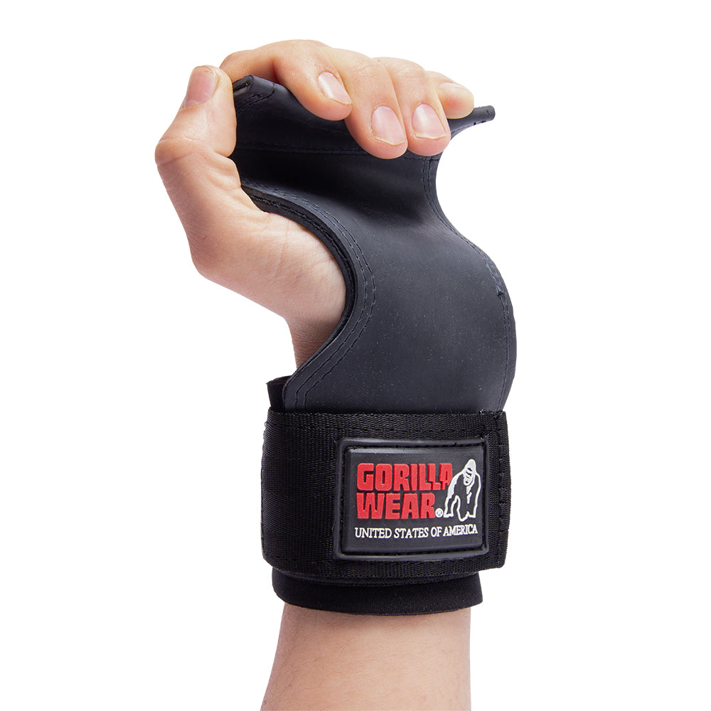 Gorilla Wear Lifting Grips, black Gorilla Wear