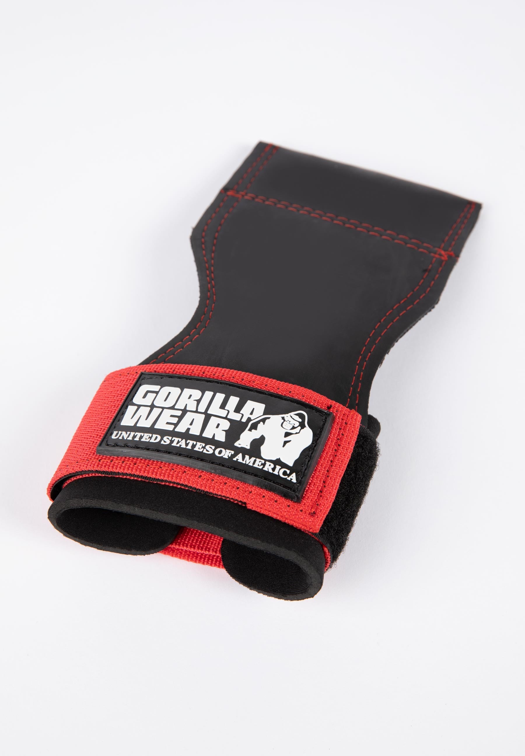 Gorilla Wear Lifting Grips, black/red Gorilla Wear