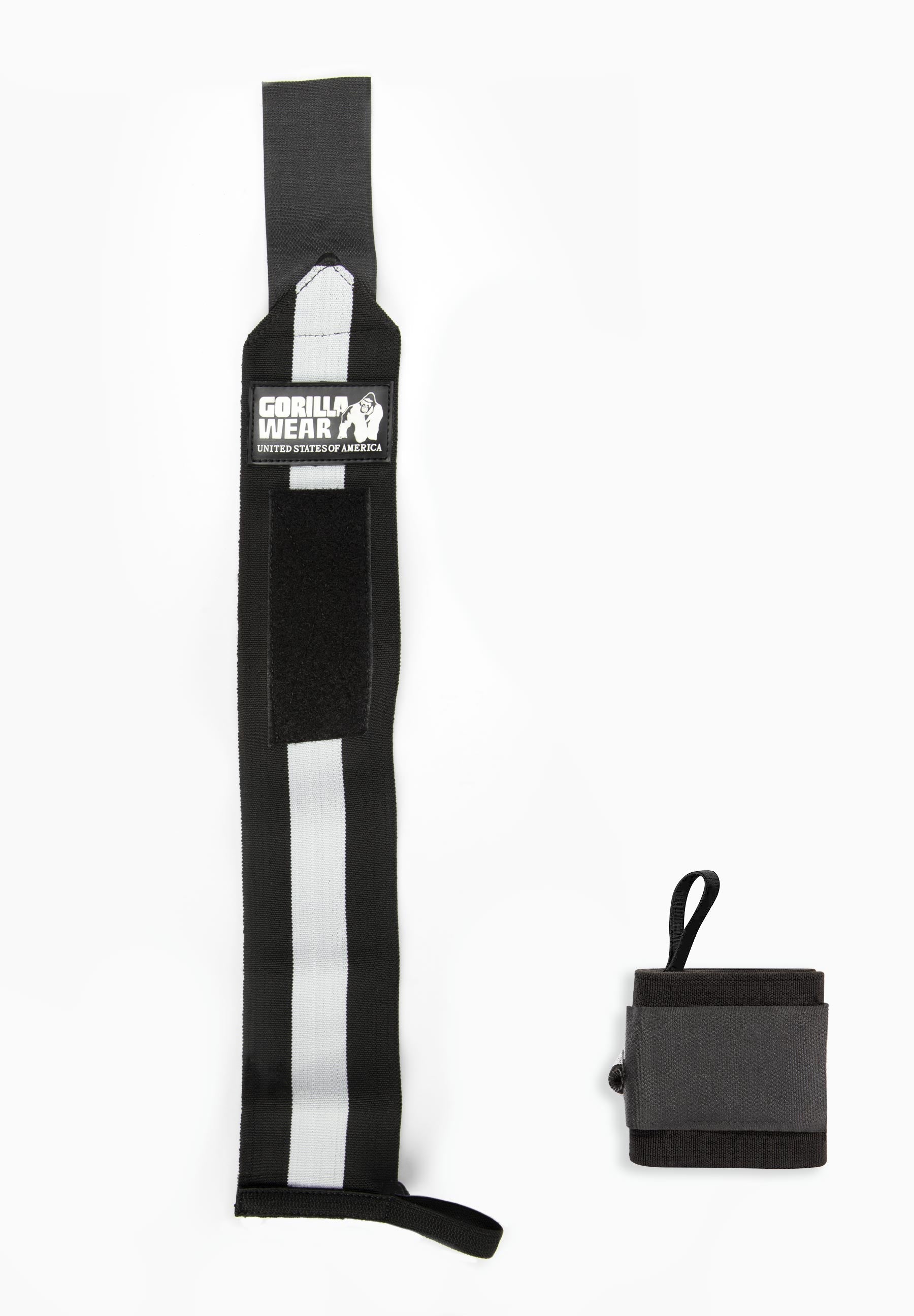 Gorilla Wear Wrist Wraps Ultra, black/white Gorilla Wear