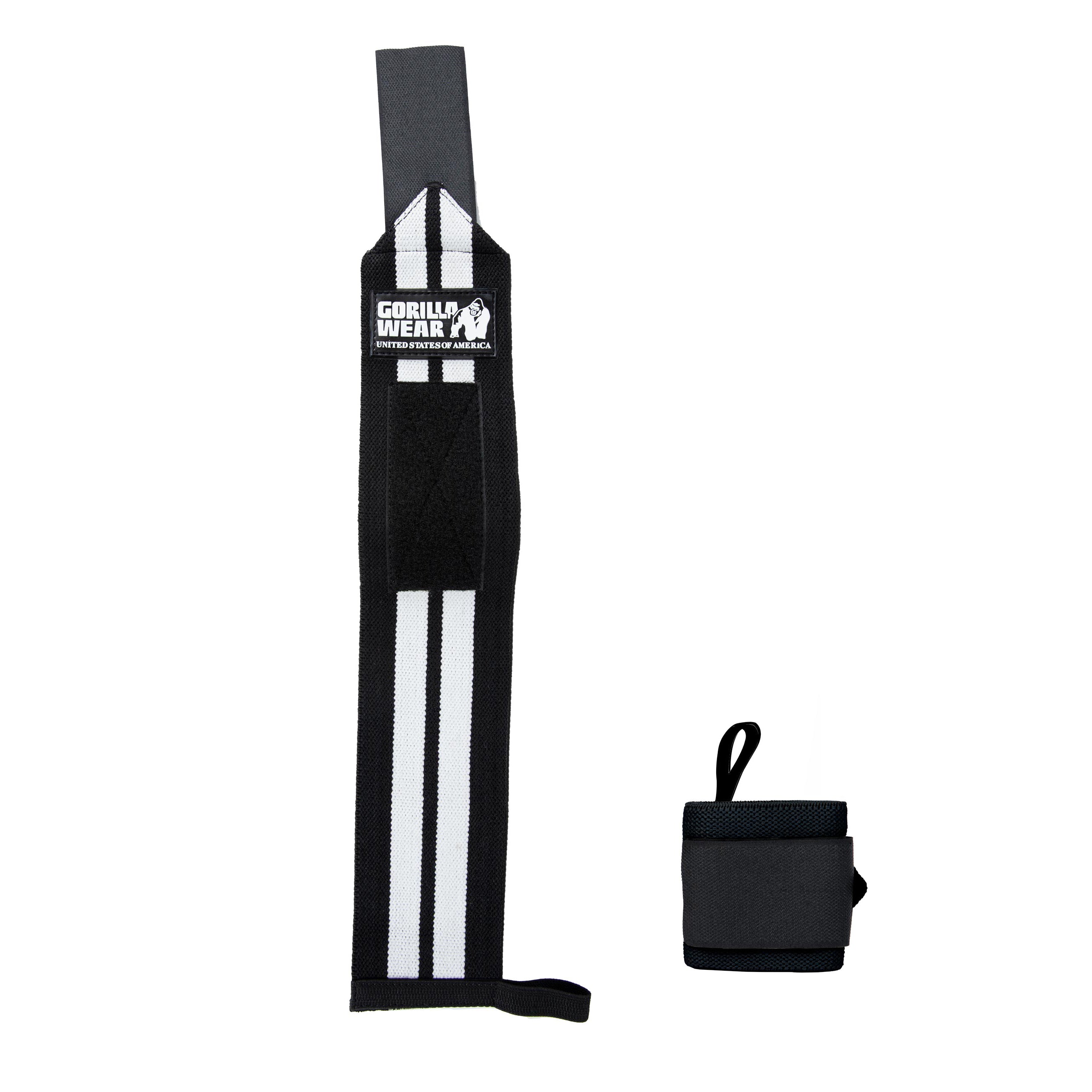 Gorilla Wear Wrist Wraps Pro, black/white Gorilla Wear