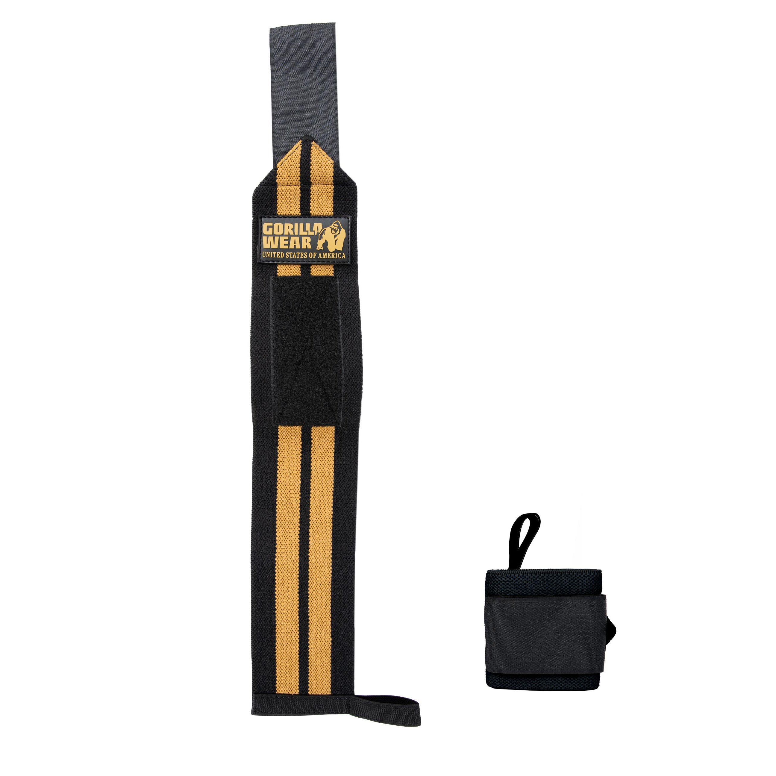 Gorilla Wear Wrist Wraps Pro, black/gold Gorilla Wear