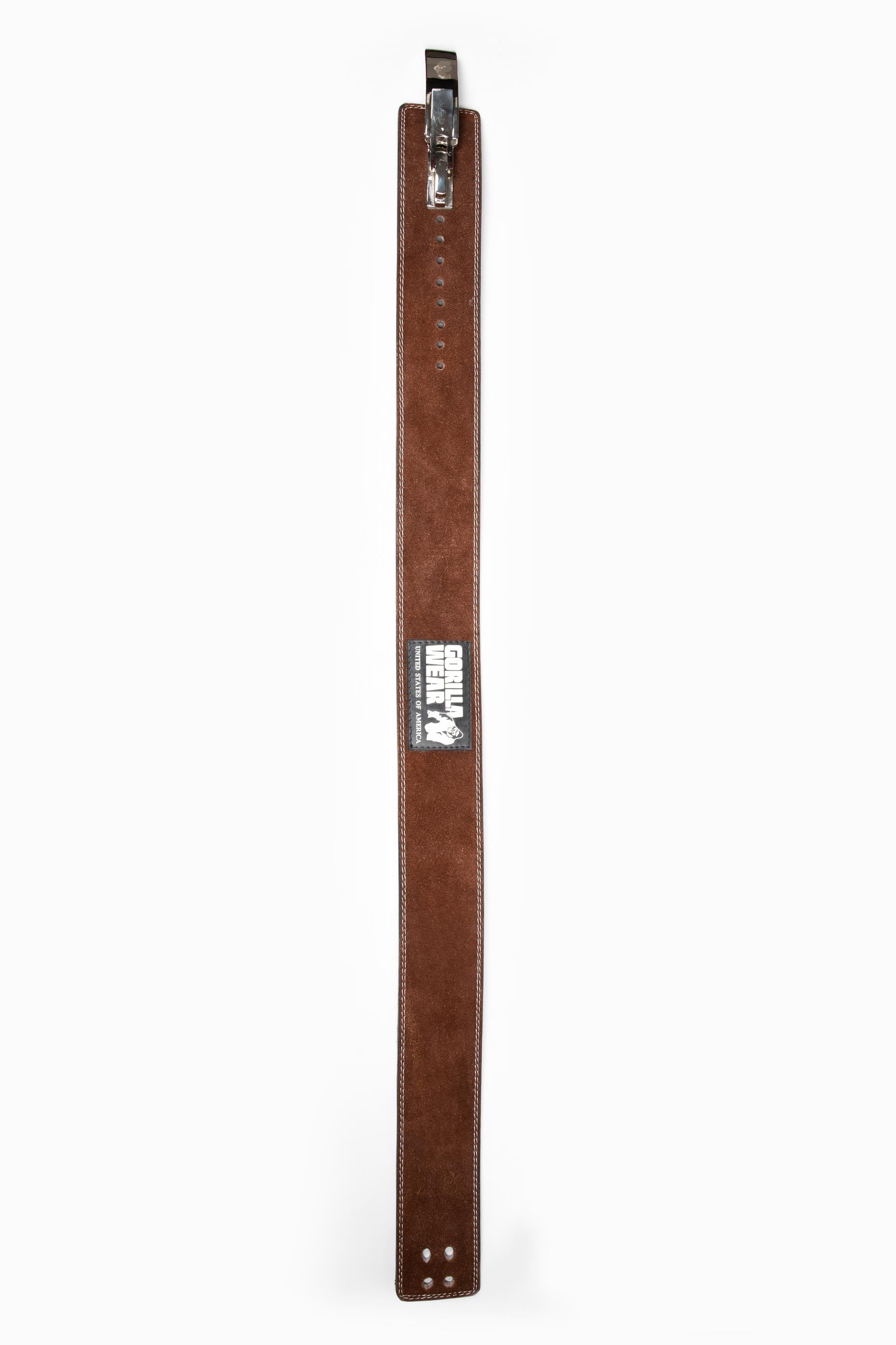 Gorilla Wear 4 Inch Powerlifting Lever Belt, brown Gorilla Wear
