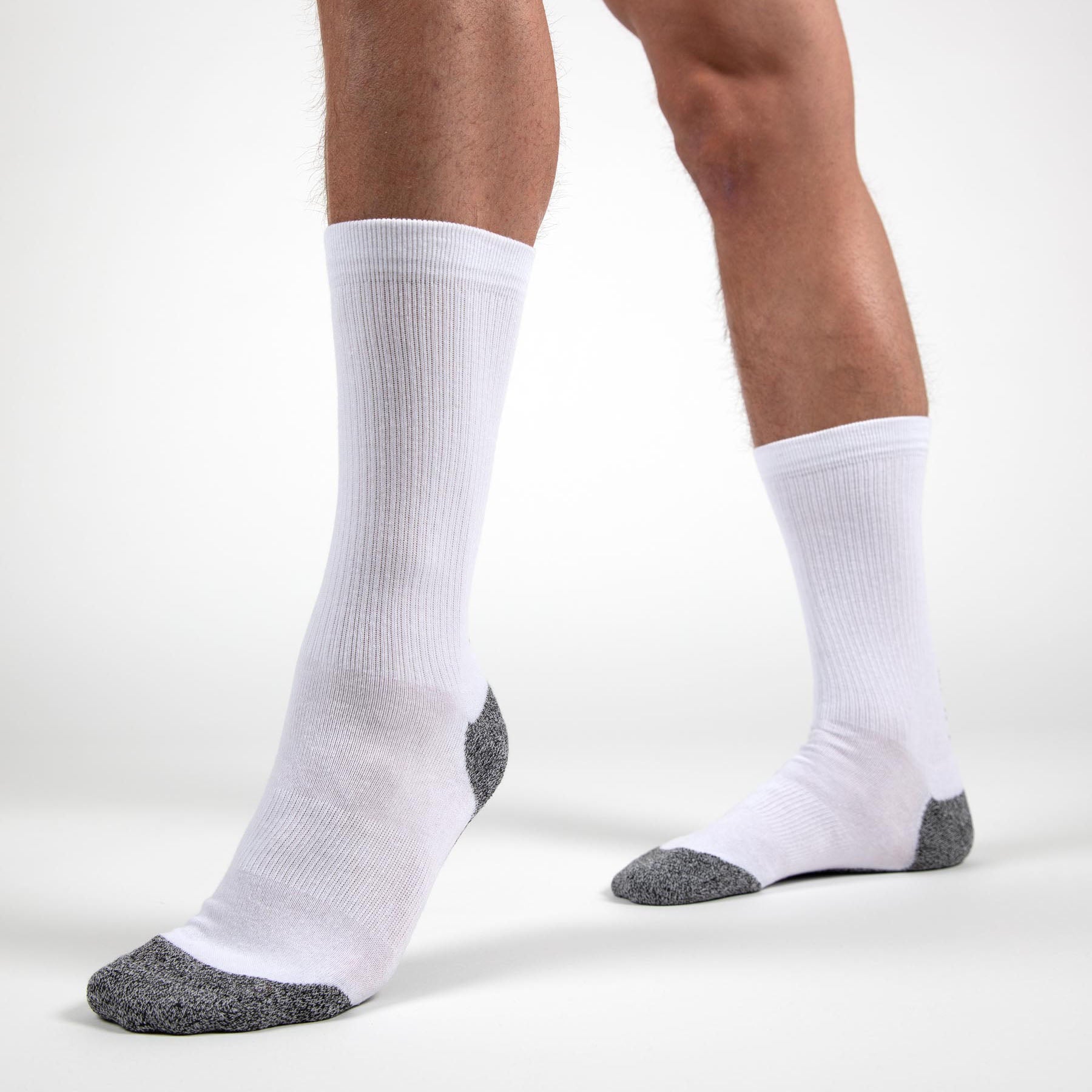Gorilla Wear Performance Crew Socks, white